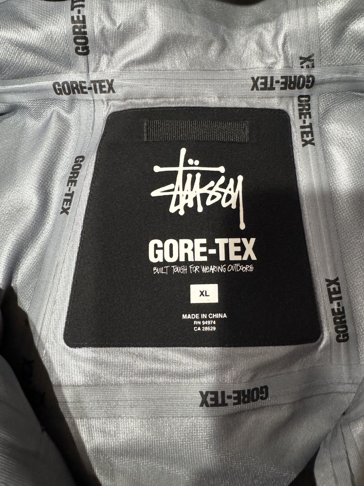 Stussy NEW Stussy Black Gore tex Guide Shell Jacket Size XL Size US XL / EU 56 / 4 - 6 Thumbnail