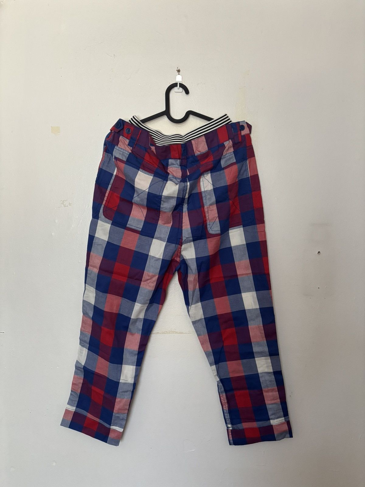 20471120 HYOMA Checkered Trousers Size Medium Size 27" / US 4 / IT 40 - 3 Thumbnail