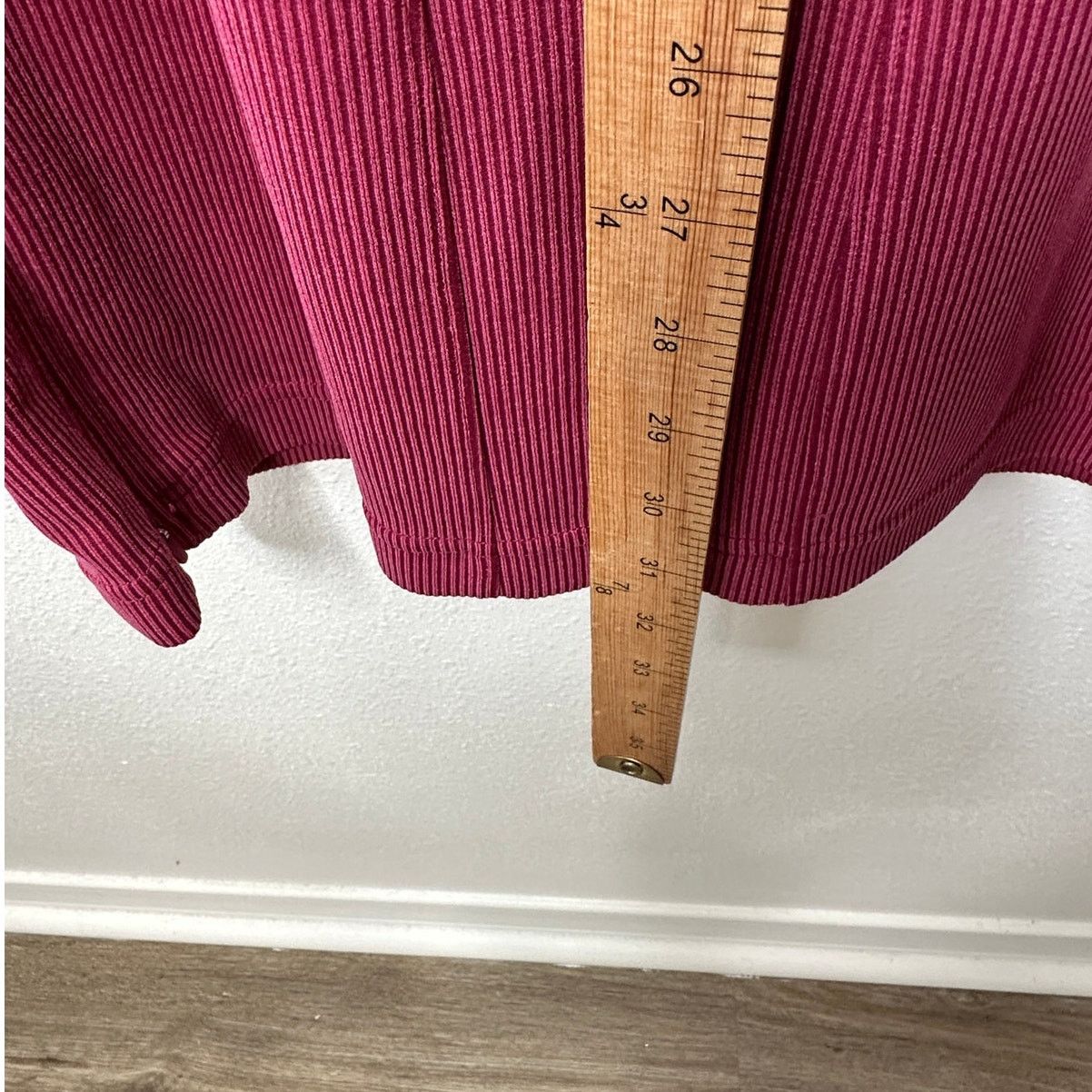 Lululemon Lululemon Dark Pink Softstreme Ribbed Zip Flared Pant 4 Size 27" / US 4 / IT 40 - 14 Thumbnail