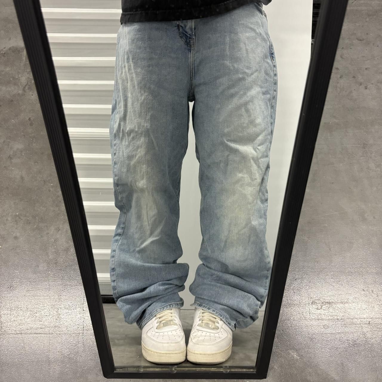 Old Navy Crazy Vintage Y2K/2000s Baggy Old Navy Loose Light Wash Denim Jeans! Size US 38 / EU 54 - 1 Thumbnail