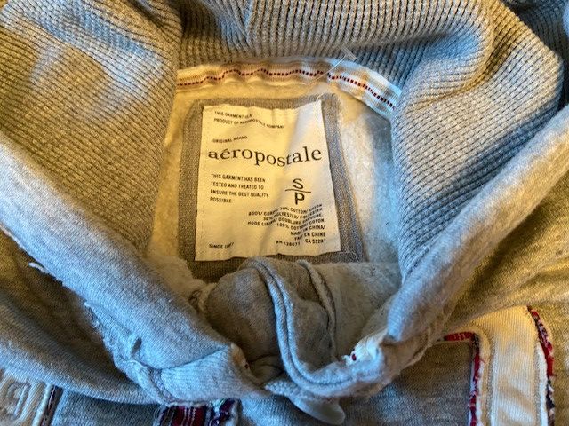 Aeropostale Aeropostale Grey Hoodie Ladies Junior Size Small NWOT Size S / US 4 / IT 40 - 4 Thumbnail
