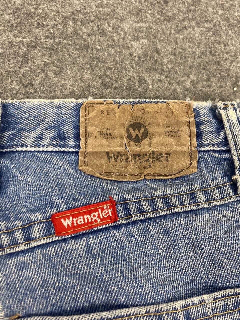 Wrangler wrangler regular fit distressed denim nice design Size US 38 / EU 54 - 7 Thumbnail