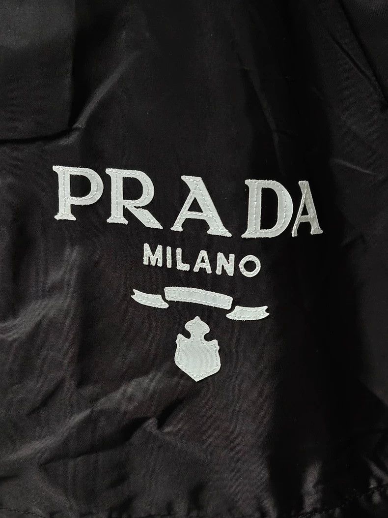 Prada PRADASS22 Logo Printed Zip Hooded Jacket 2503-Nextarrow Size US XXS / EU 40 - 3 Thumbnail