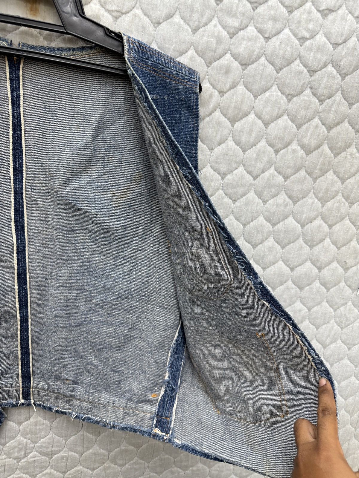 Handmade 🔥🔥🔥ARCHIVE HANDMADE CUSTOM DENIM VEST Size US S / EU 44-46 / 1 - 7 Thumbnail