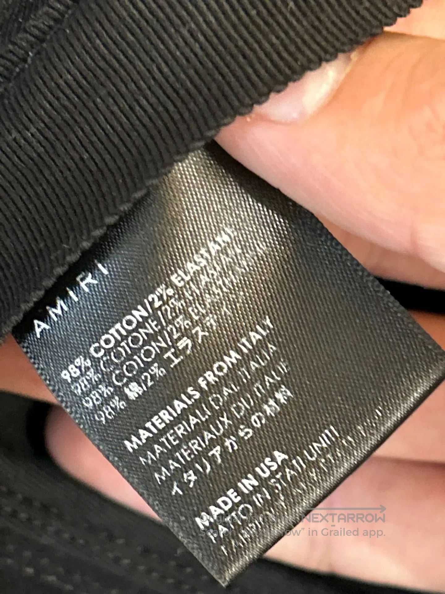 Amiri Amiri Distressed Black Denim Jeans. Size US 33 - 5 Thumbnail