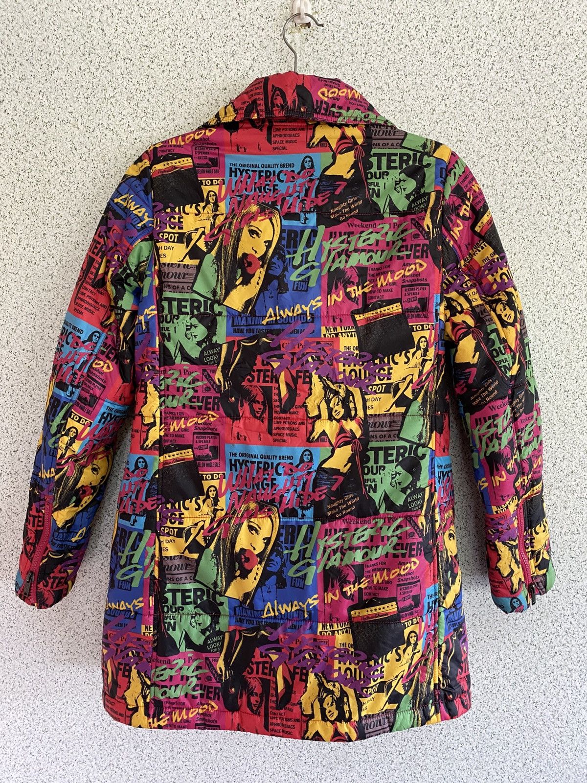 Hysteric Glamour Hysteric Glamour Comic Print Puffer–Iconic Multi Clr Jacket Size S / US 4 / IT 40 - 15 Thumbnail
