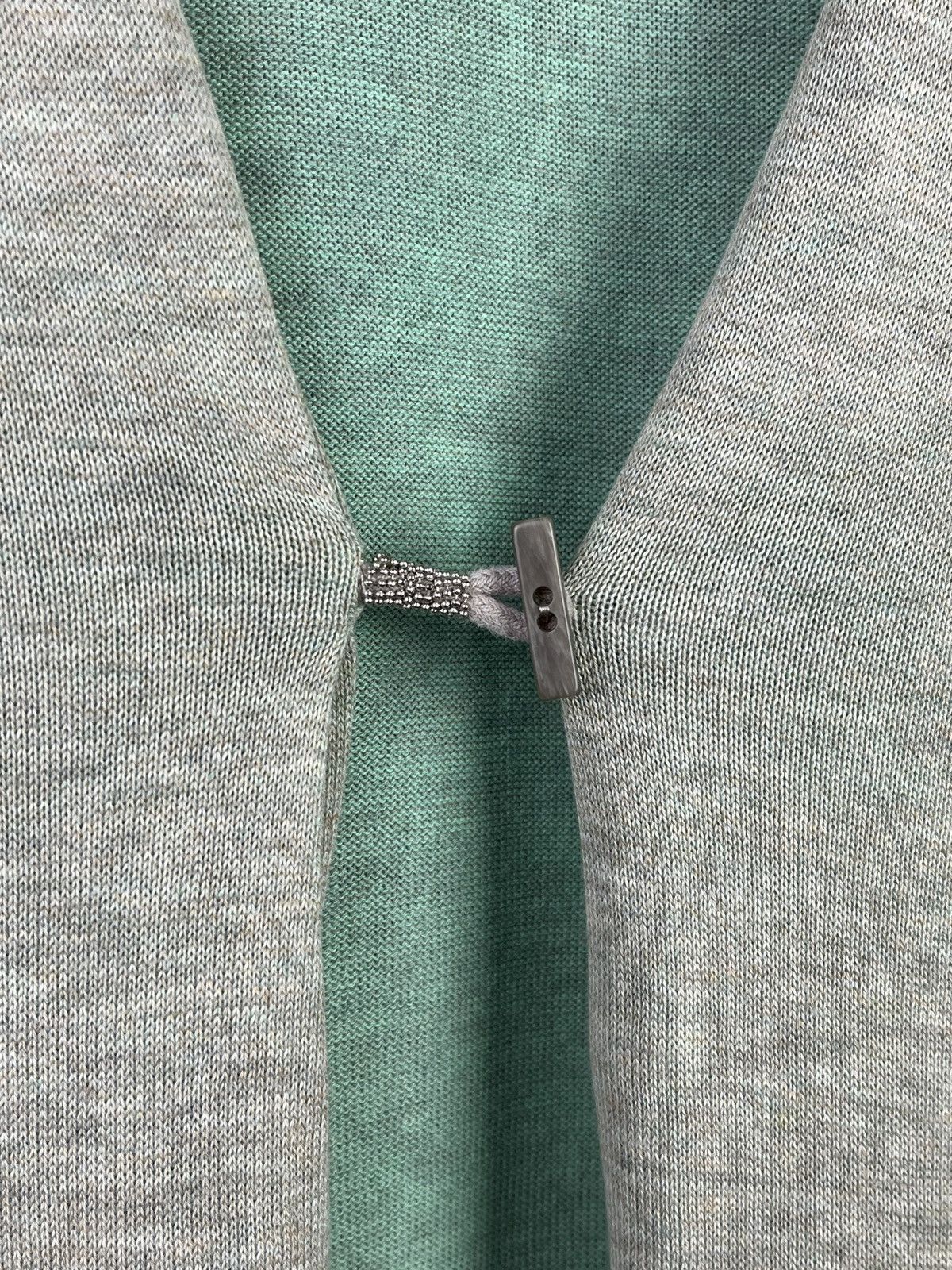 Fabiana Filippi MintGreen Lightweight Cotton Cardigan Size S 🇮🇹 Quiet Luxury Size M / US 6-8 / IT 42-44 - 2 Thumbnail