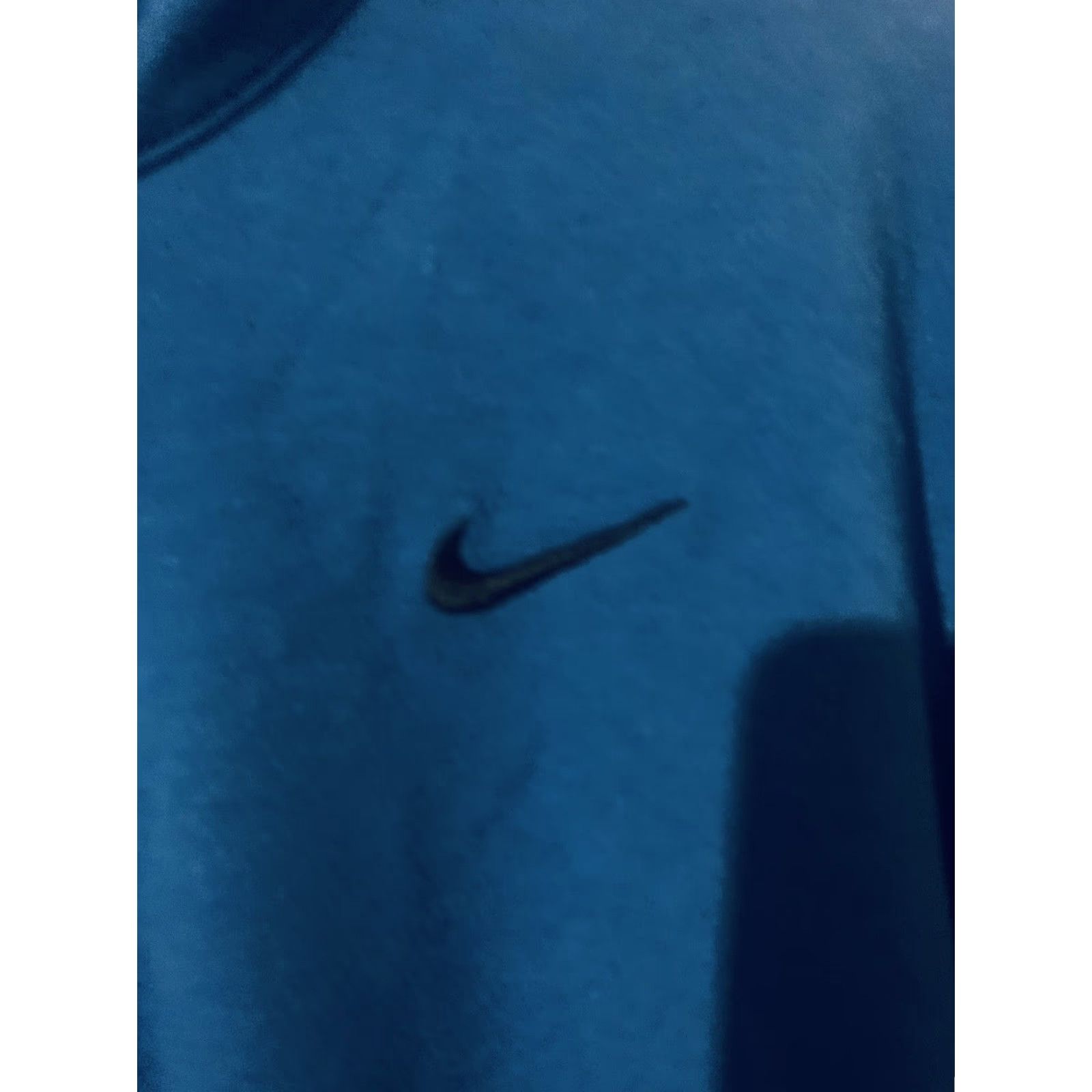 Nike Nike Dri-Fit Long Sleeve Shirt Mens XL Blue 3/4 Zip Logo Shirt Size US XL / EU 56 / 4 - 2 Thumbnail