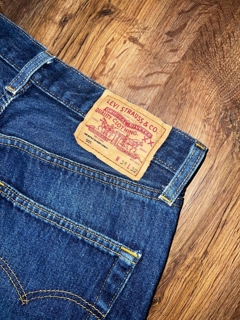 Jean × Levi's × Vintage Levis 501 UK Made Vintage Jeans Size US 31 - 7 Thumbnail