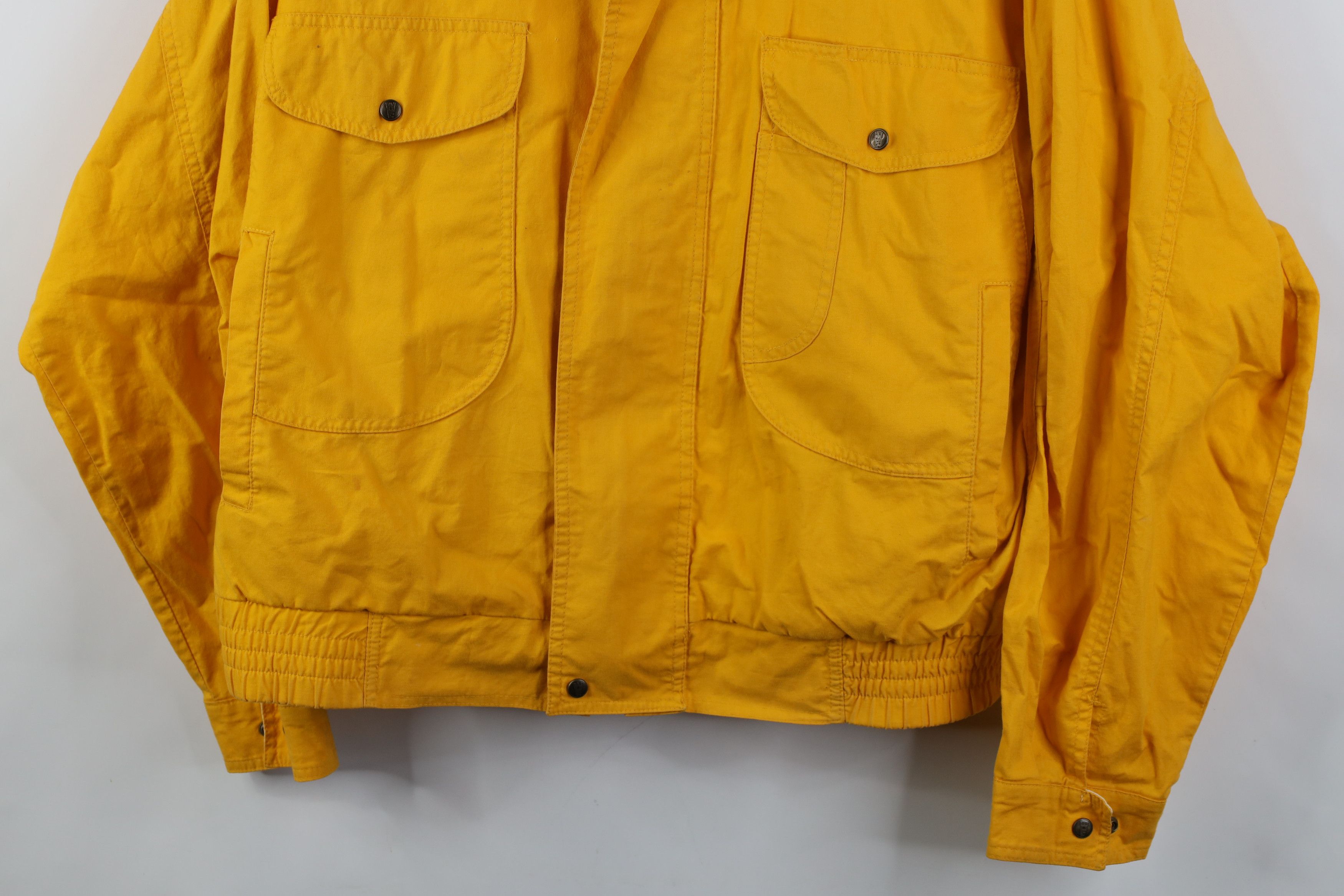 Vintage Vintage 90s Streetwear Dye Stonewash Bomber Jacket Yellow Size US XL / EU 56 / 4 - 3 Thumbnail