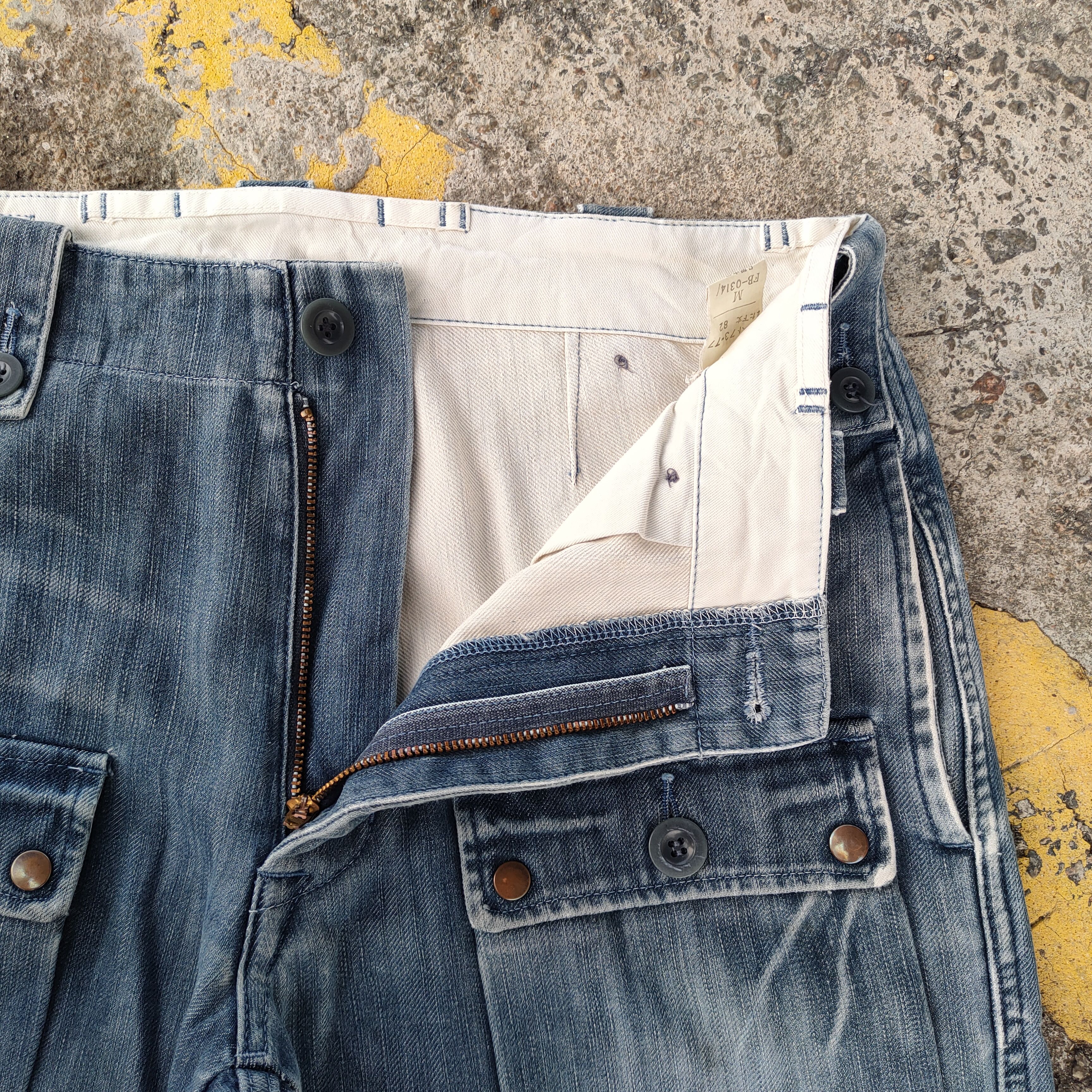 Japanese Brand × Jean × Vintage VINTAGE BARTARK FADED CARGO PANTS Size US 33 - 7 Thumbnail