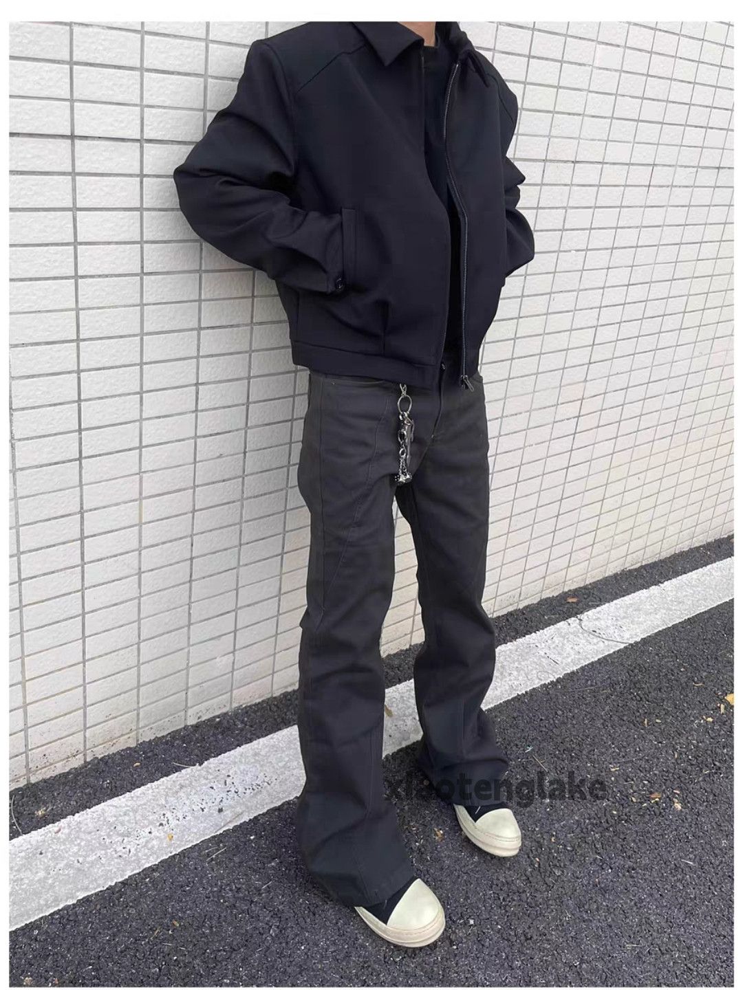 Designer × Japanese Brand × Vintage Utility punk grunge patchwork yuppie bootcut pants Size US 32 / EU 48 - 1 Thumbnail