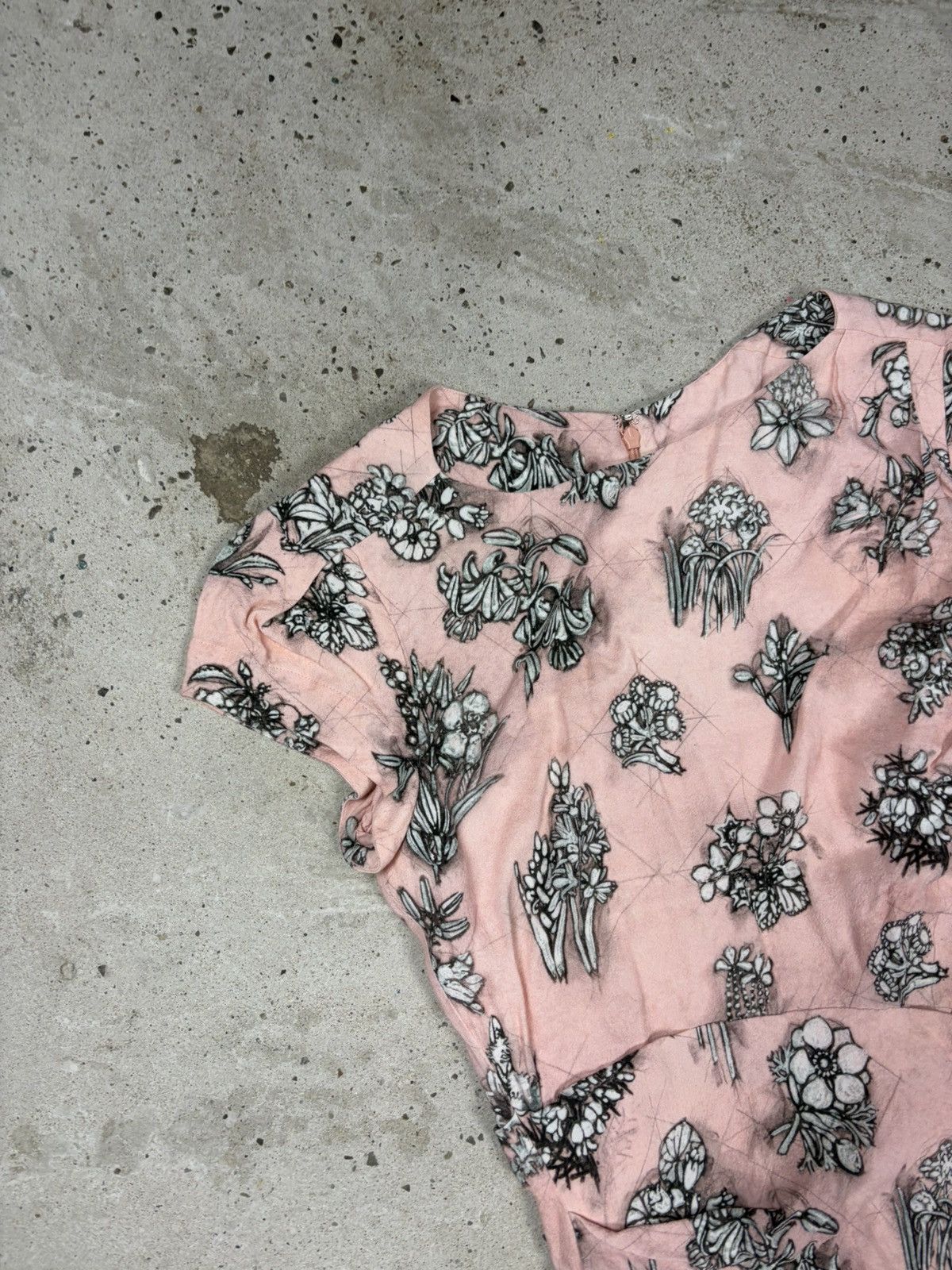 Vivienne Westwood Vivienne Westwood Red Label 2013 Pink Floral Print Dress Size M / US 6-8 / IT 42-44 - 7 Thumbnail