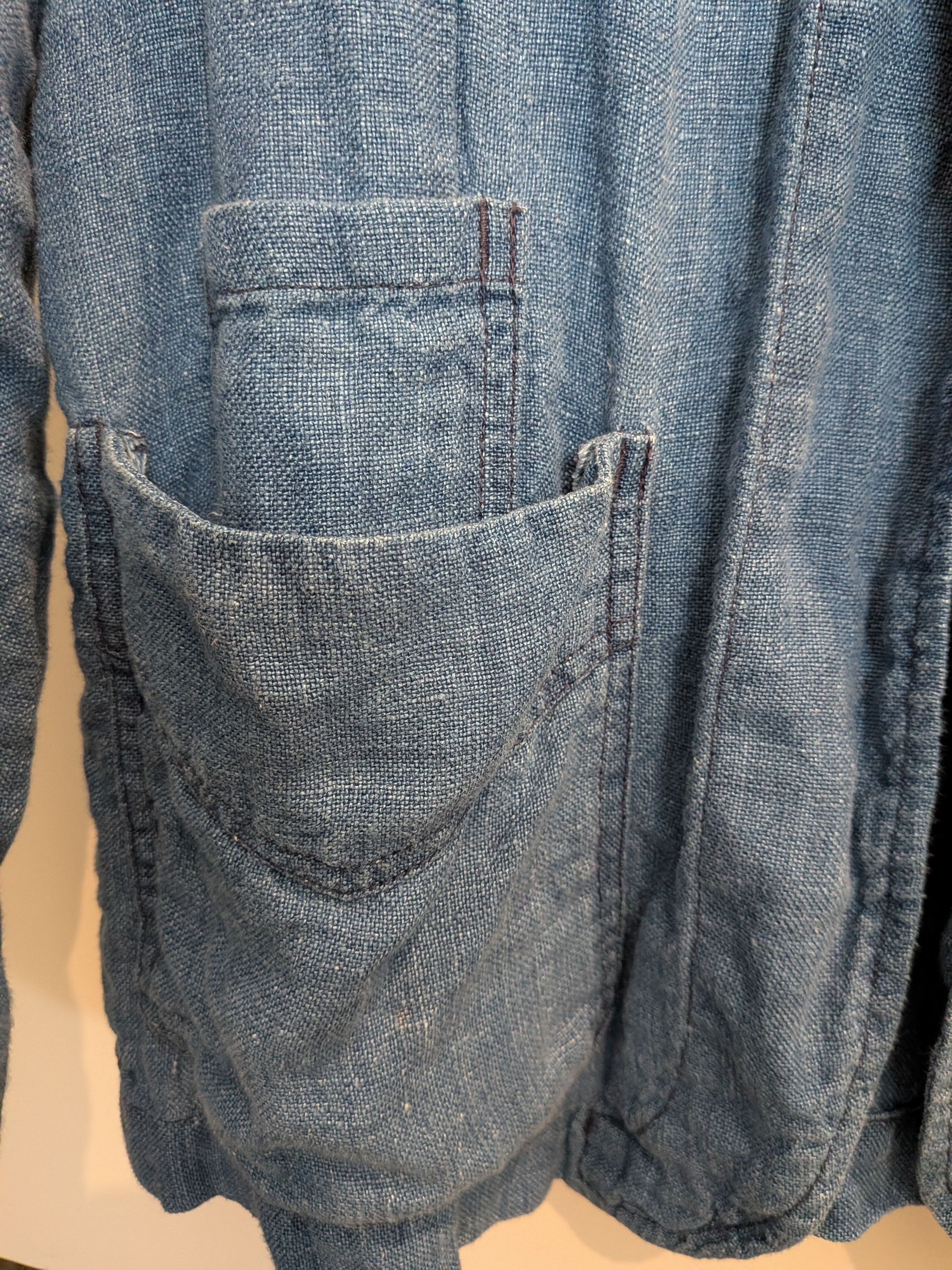 Arpenteur Arpenteur Villefranche Jacket - Indigo Dyed Linen Size US M / EU 48-50 / 2 - 4 Thumbnail