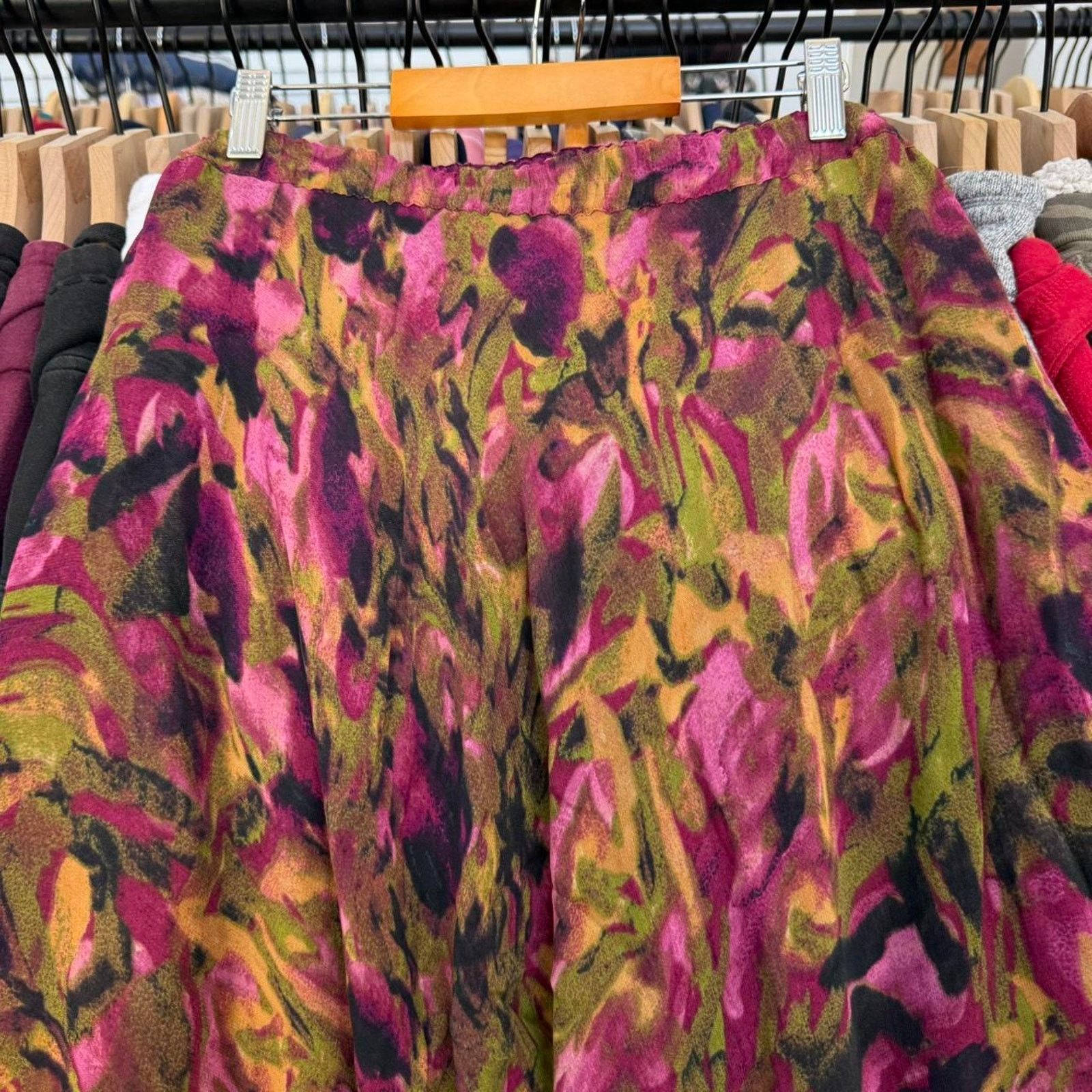 Coldwater Creek Vintage Womens Floral Pleated Maxi Skirt By Coldwater Creek Size 32" / US 10 / IT 46 - 6 Thumbnail