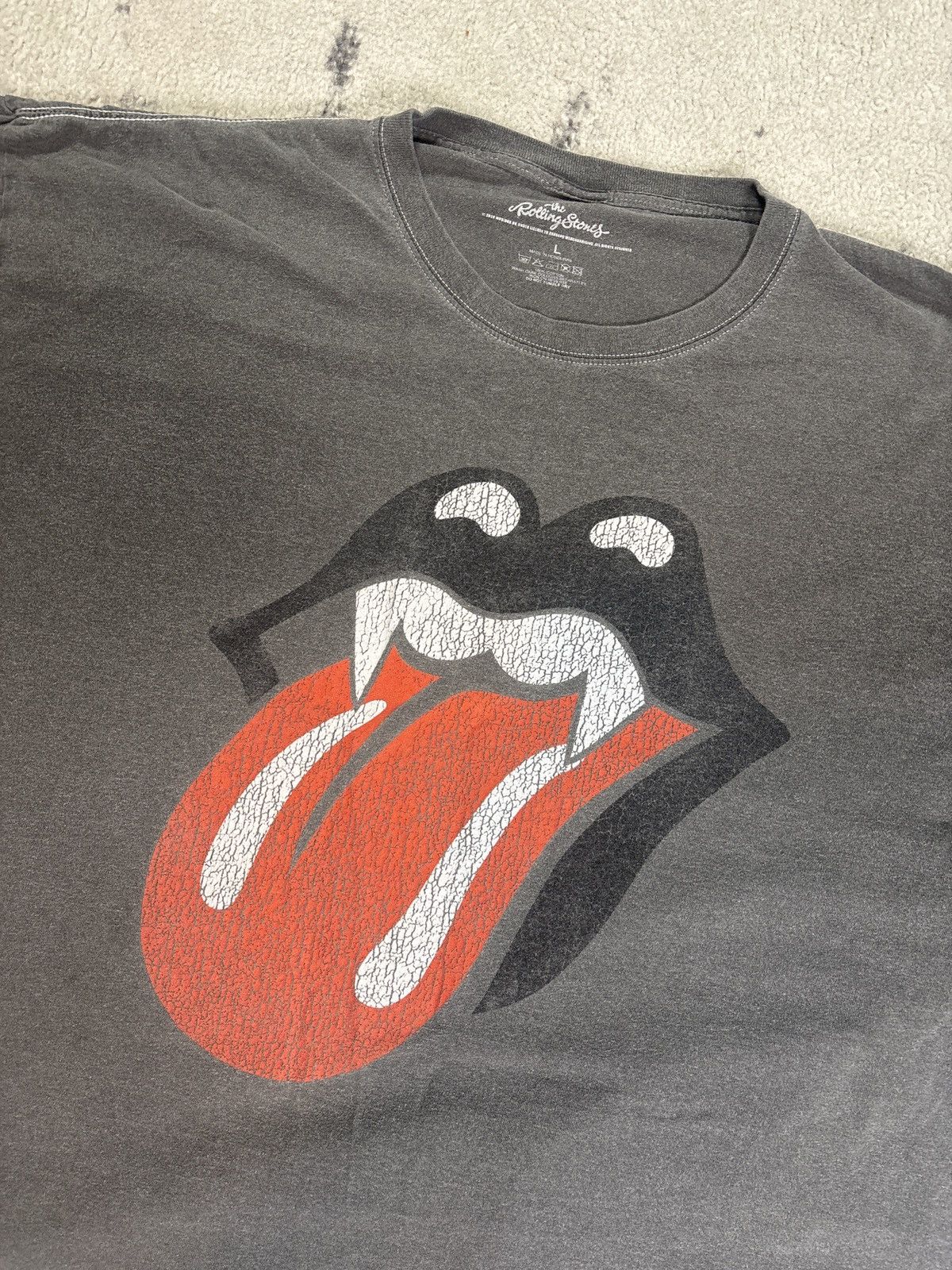 The Rolling Stones ROLLING STONES VAMPIRE SHIRT (GREY) Size US XL / EU 56 / 4 - 2 Thumbnail