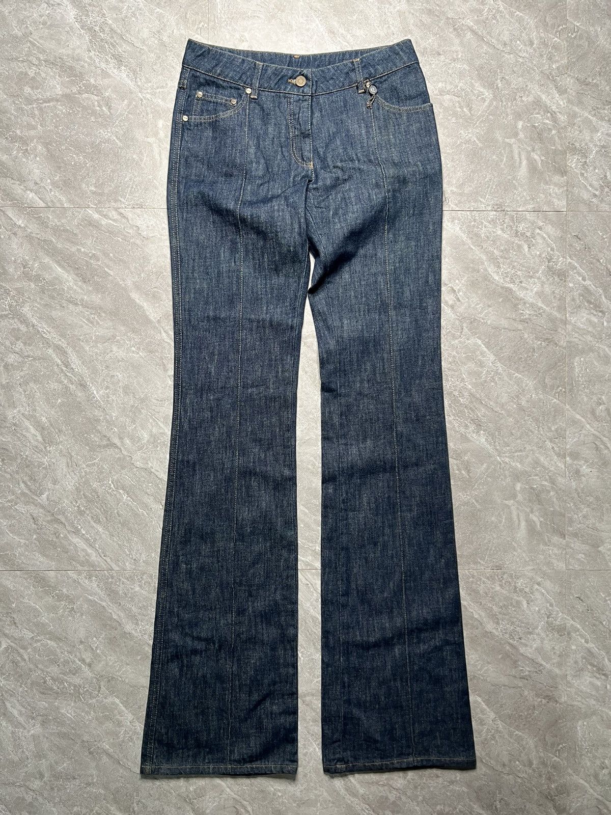 Alexander McQueen Alexander Mcqueen S/S 06 Embroid Design Flared Boot Cut Size 27" / US 4 / IT 40 - 1 Thumbnail