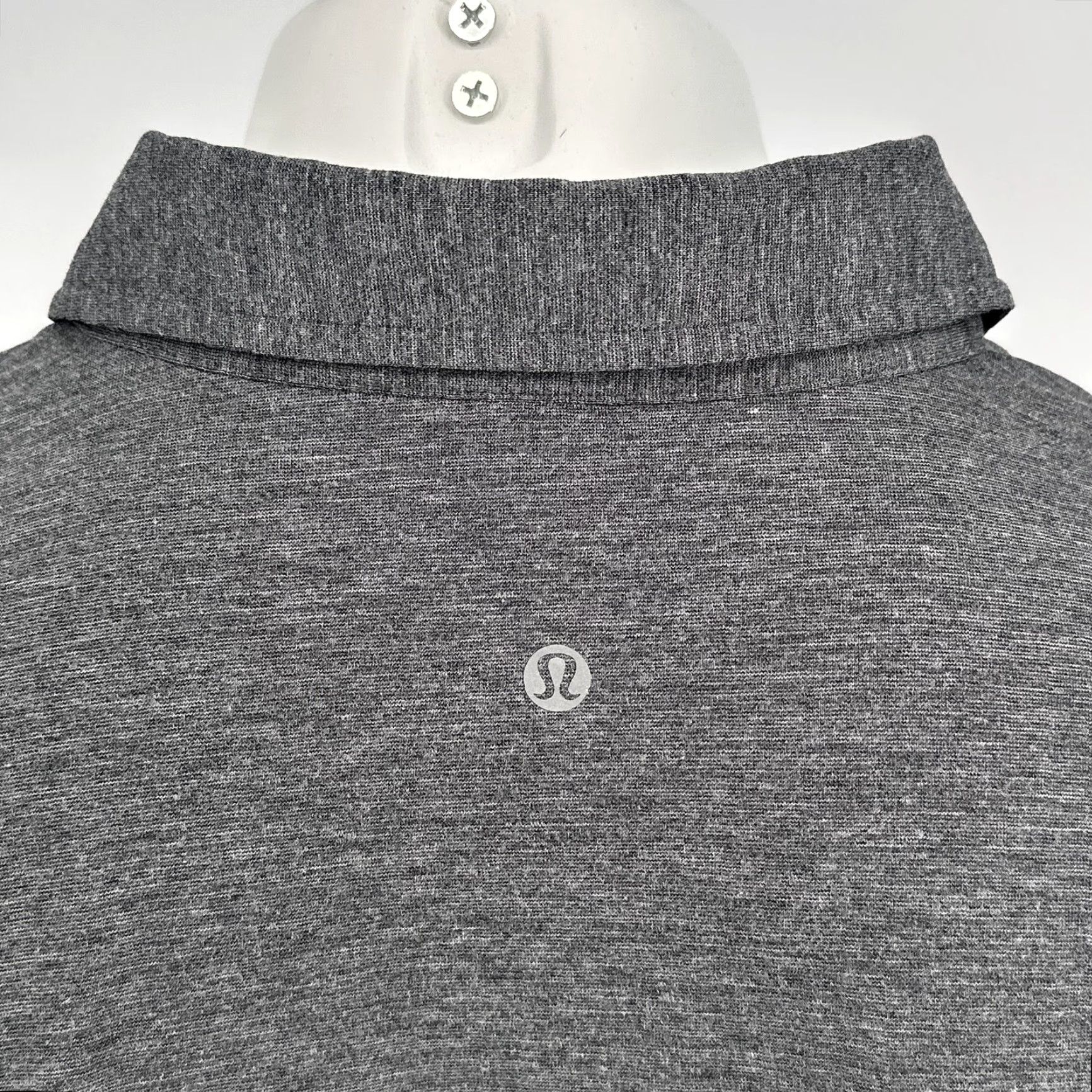Lululemon Lululemon Polo Shirt Mens Large Gray Performance Golf Athletic Short Sleeve Top Size US L / EU 52-54 / 3 - 5 Thumbnail