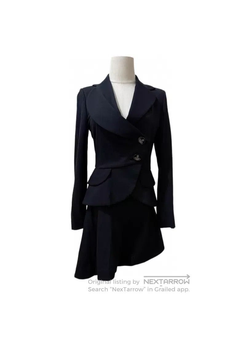 Vivienne Westwood Vivienne Westwood Black heart-shaped collar suit Size M / US 6-8 / IT 42-44 - 1 Thumbnail