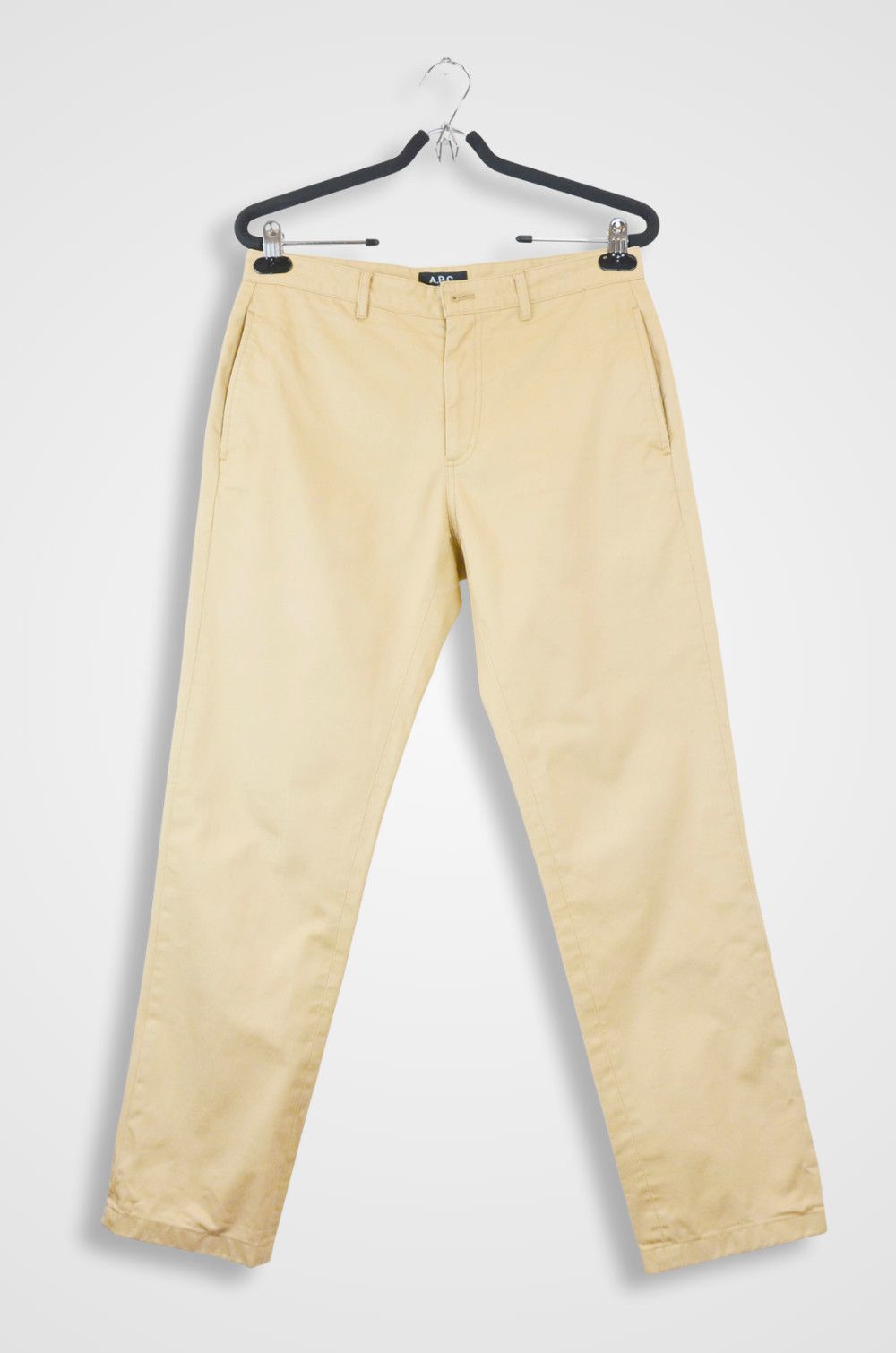 A.P.C. A.P.C. Minimal Beige Chino Pants – Cropped Fit – Size 29 Size US 29 - 1 Thumbnail