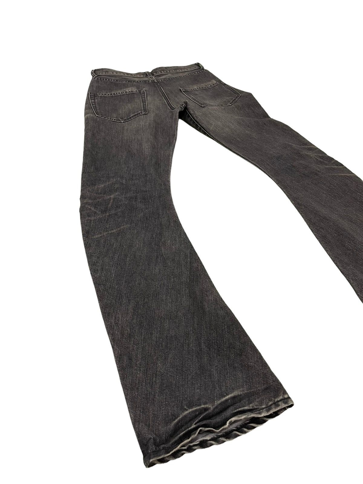 Japanese Brand Flare Jeans WJK Japan Curv Leg Distress Boot Cut 6🟦3 Size US 30 / EU 46 - 12 Thumbnail