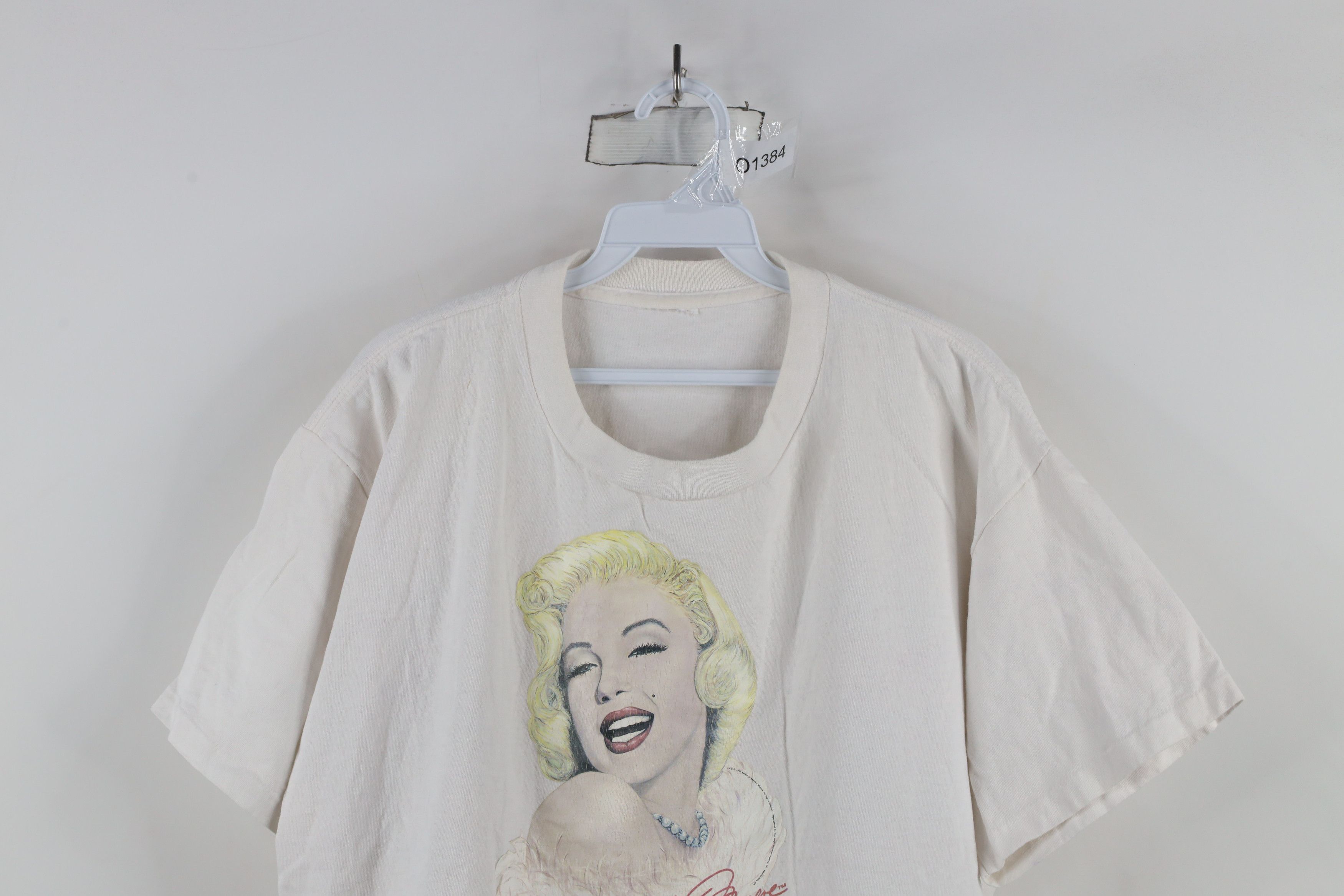 Vintage Vintage 90s Streetwear Marilyn Monroe Short Sleeve T-Shirt Size US XL / EU 56 / 4 - 2 Thumbnail