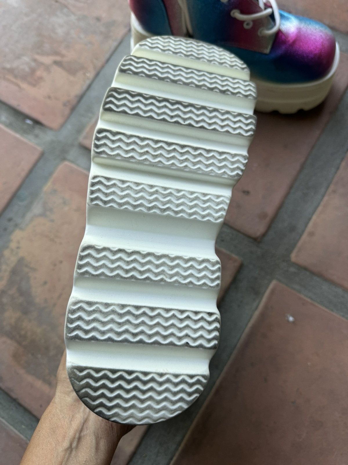 Other Rainbow Holographic Platform Shoes - 7/7.5 Size US 7.5 / IT 37.5 - 3 Thumbnail