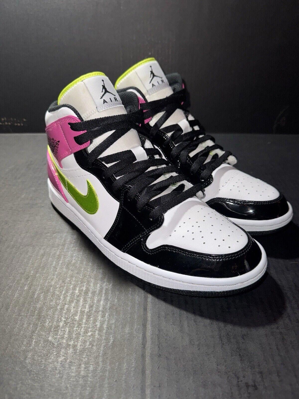 Jordan Brand Nike Air Jordan 1 Retro Mid Cyber Pink CZ9834-100 - Sz 10.5 Size US 10.5 / EU 43-44 - 2 Thumbnail