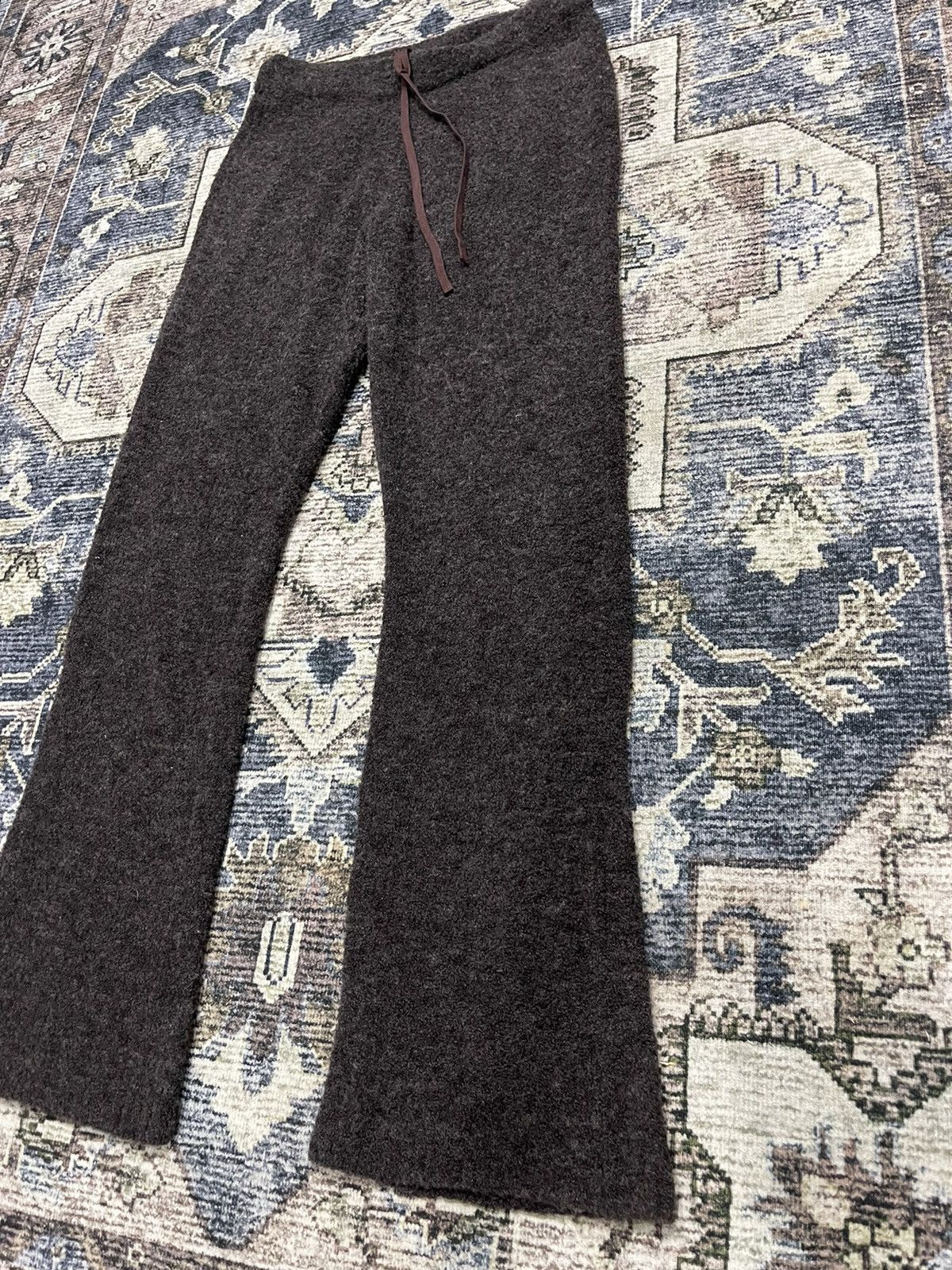 Y's YOHJI YAMAMOTO Y’s for living Flared Mohair Pants Size US 30 / EU 46 - 4 Thumbnail