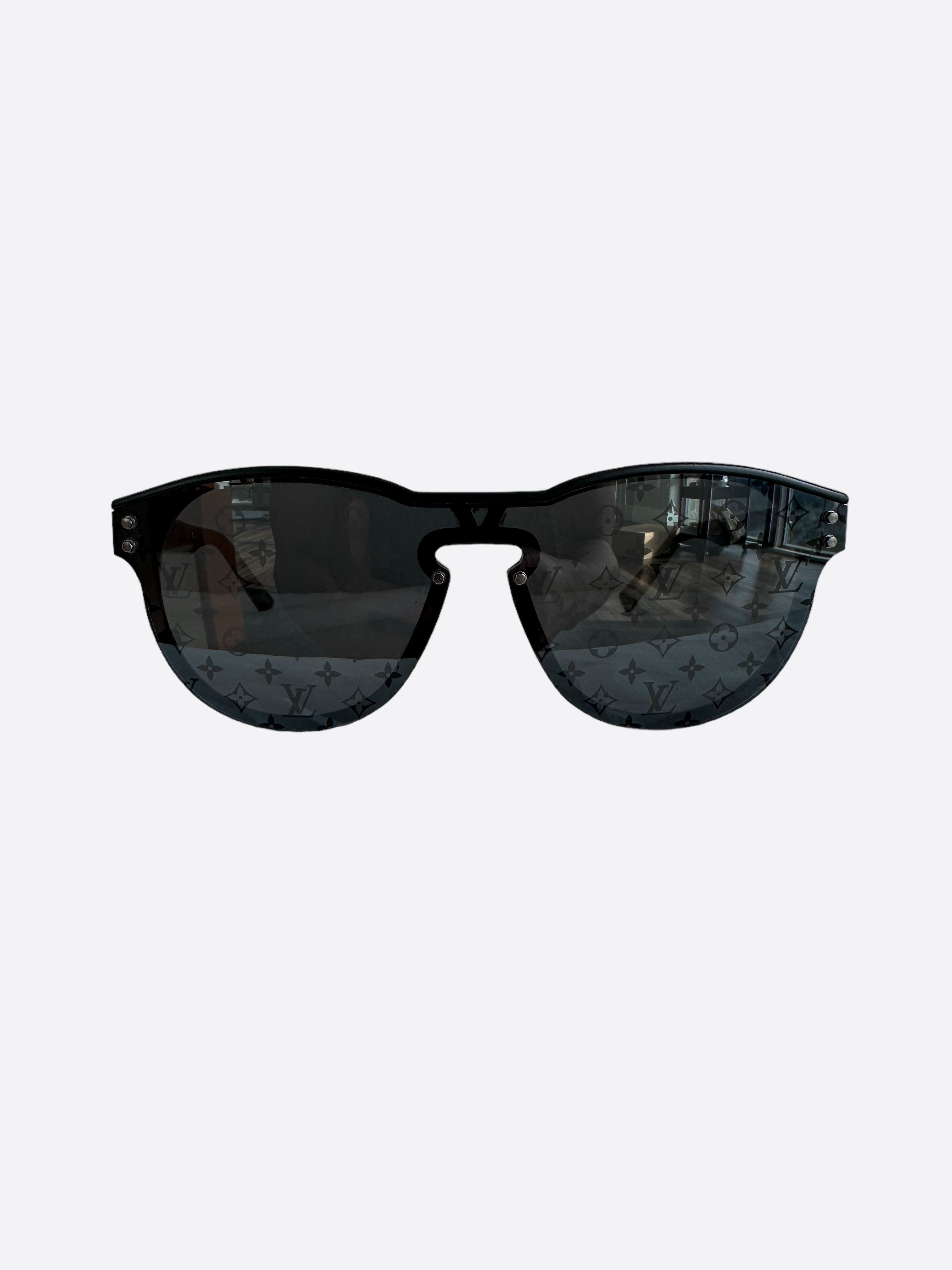 Louis Vuitton Louis Vuitton Black Monogram Waimea Sunglasses Grailed