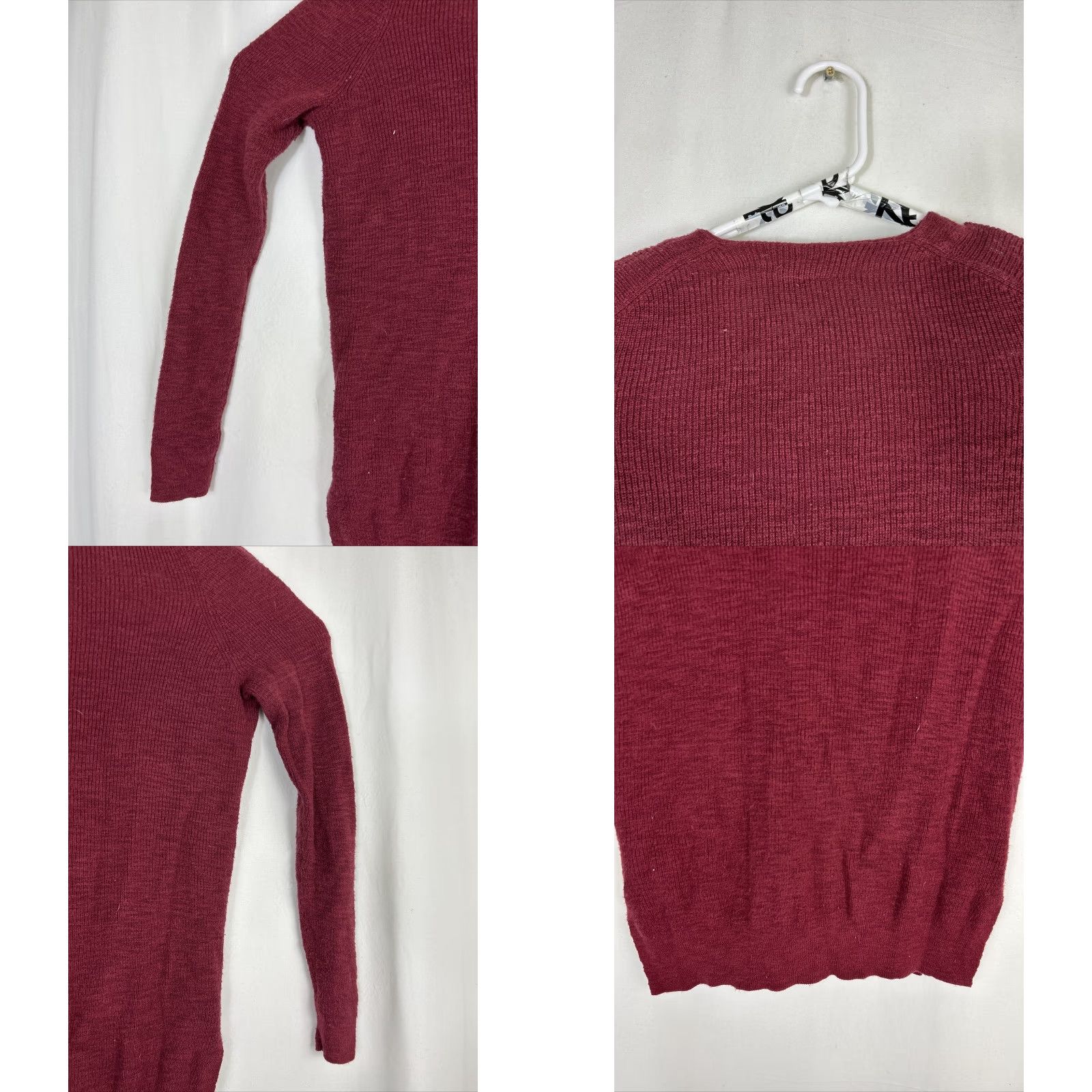 Madewell Madewell Fieldwalk Cardigan Heather Marl Gray Button Front Knit Womens XS G2410 Size XS / US 0-2 / IT 36-38 - 9 Thumbnail