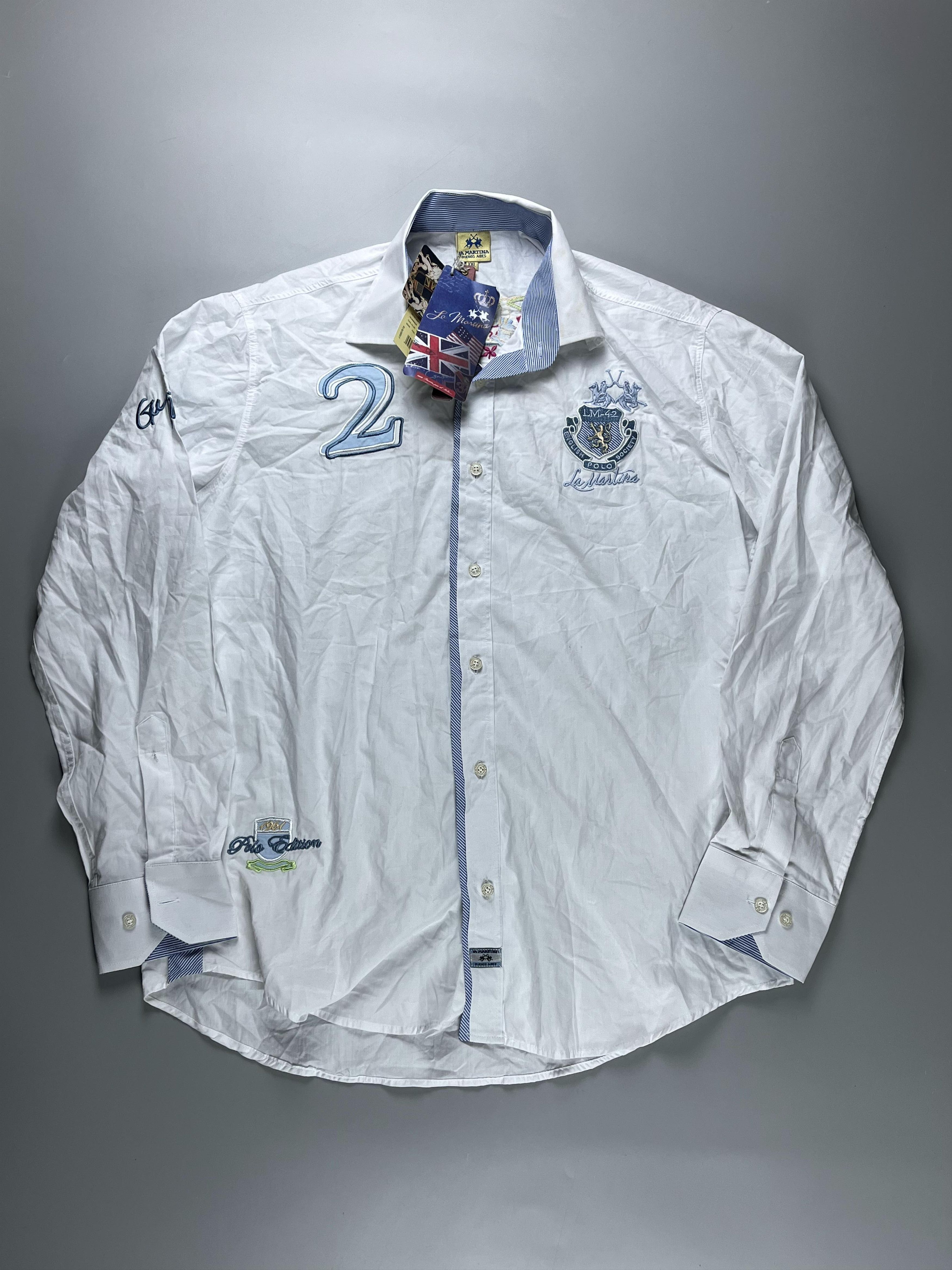 La Martina × Vintage La Martina Vintage Shirt Size US L / EU 52-54 / 3 - 1 Thumbnail