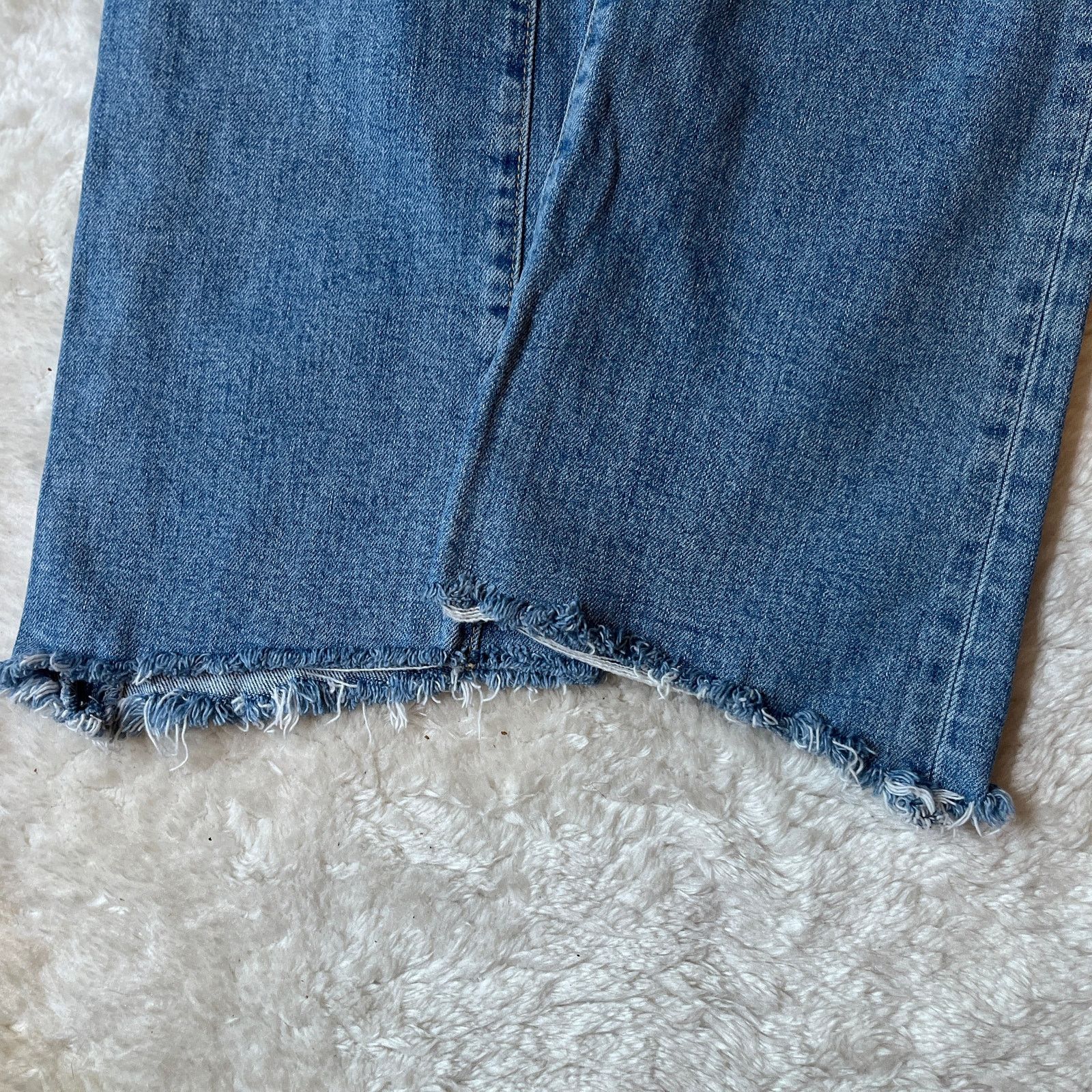 SLVRLAKE SLVRLAKE | Medium Wash Mid Rise Kick Flare Scarlett Jeans Size 30" / US 8 / IT 44 - 5 Thumbnail