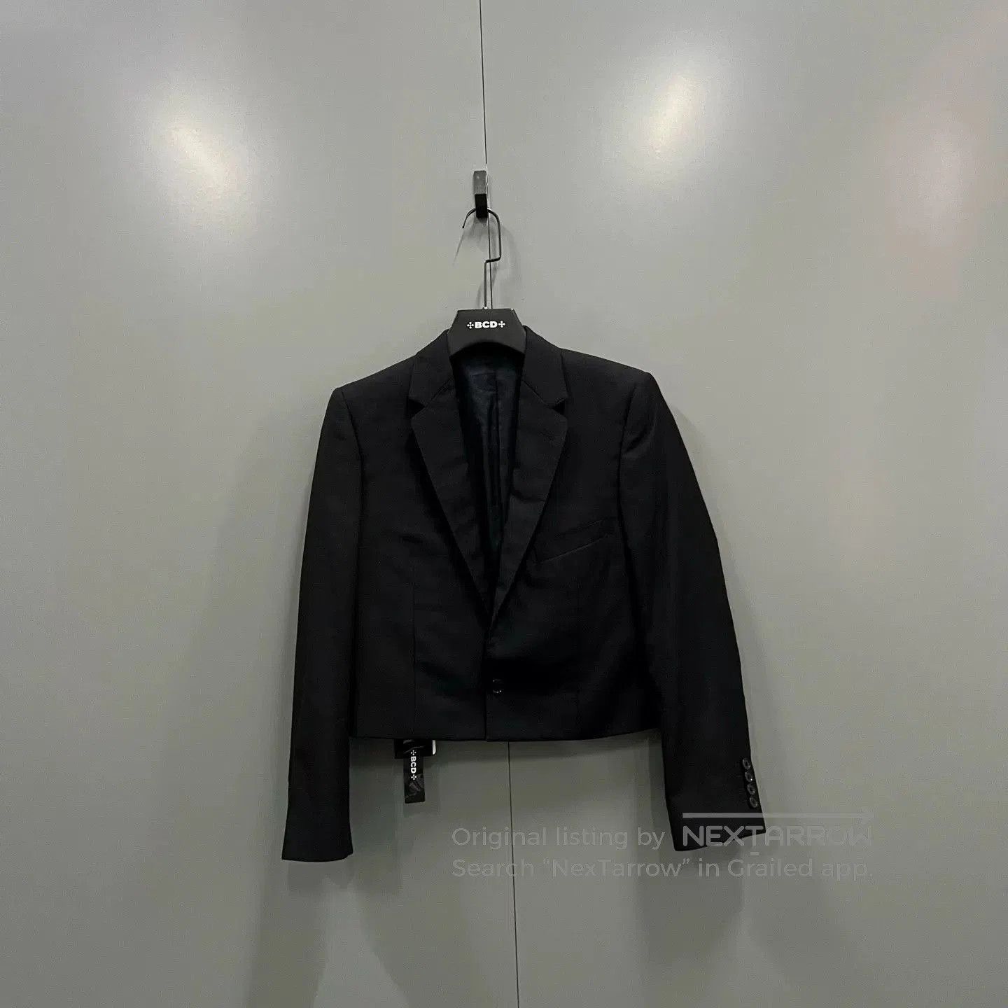 Celine Celine Black Lapel Short Blazer. Size S / US 4 / IT 40 - 1 Thumbnail