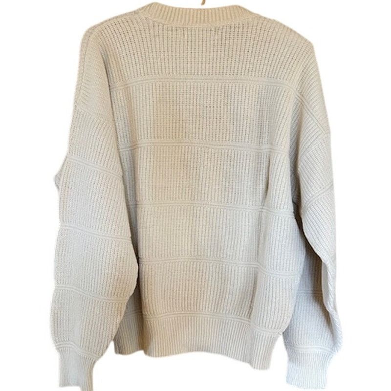 Other Teal Traina New York Vintage Cream Knit Sweater Size M Size US M / EU 48-50 / 2 - 3 Thumbnail