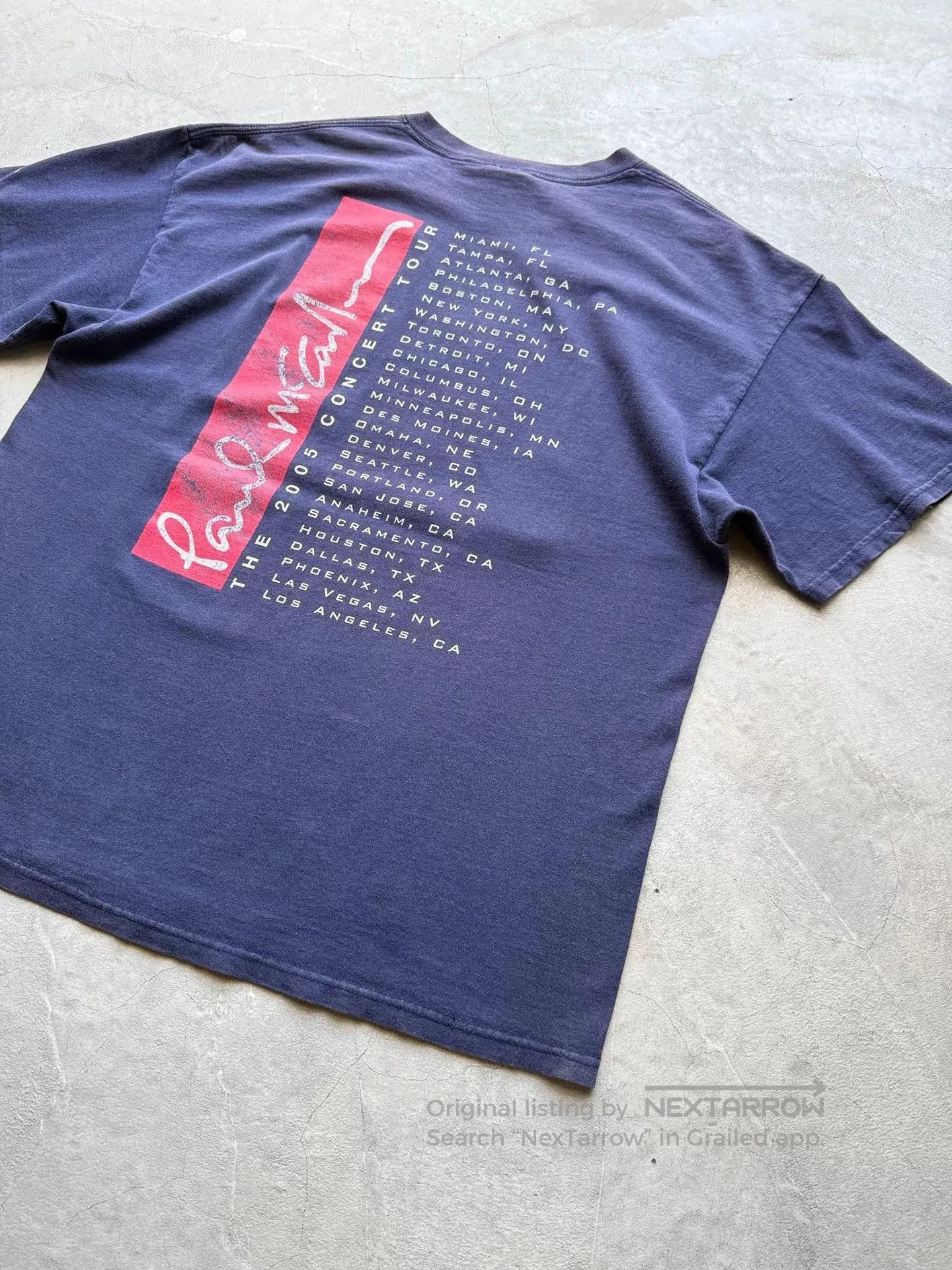 Vintage Vintage 00s Paul McCartney Band Tee. Size US XL / EU 56 / 4 - 6 Thumbnail