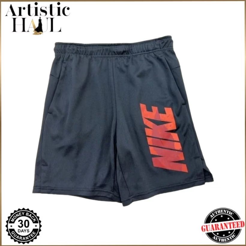 Nike Nike Men’s Grey Dri-FIT Polyester Shorts M Drawstring Size US 31 - 2 Thumbnail