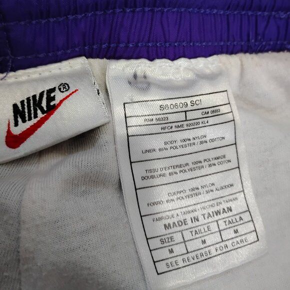 Nike Vintage Nike Lined Wind Pants Joggers Trainers Purple Size US 30 / EU 46 - 5 Thumbnail
