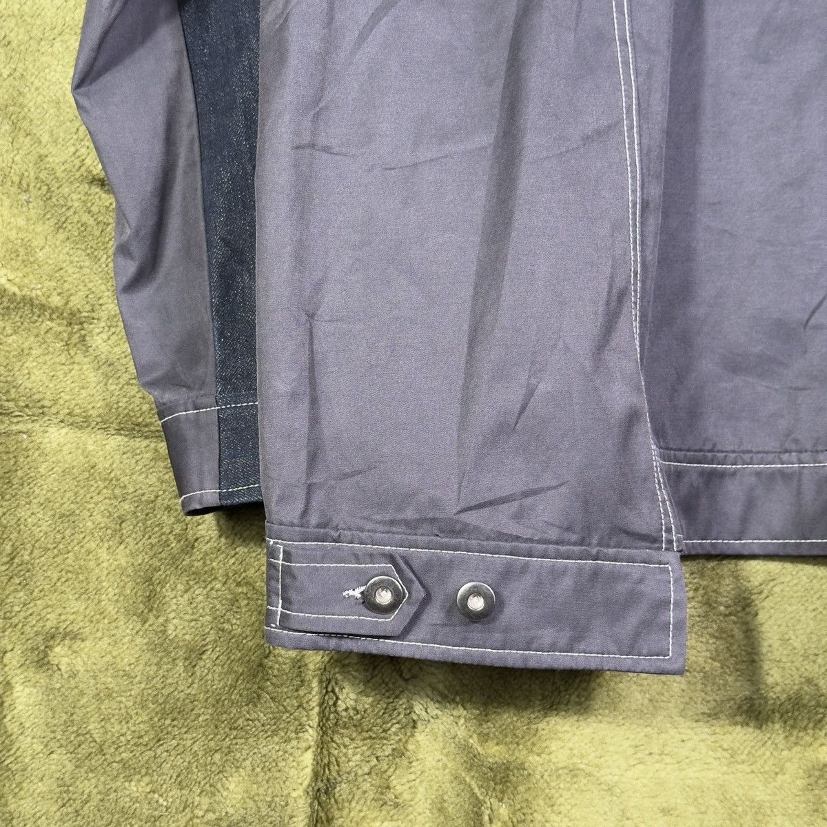 Other Marechal Terre Japanese Brand Docking Denim Hybrid Jacket Size M / US 6-8 / IT 42-44 - 8 Thumbnail
