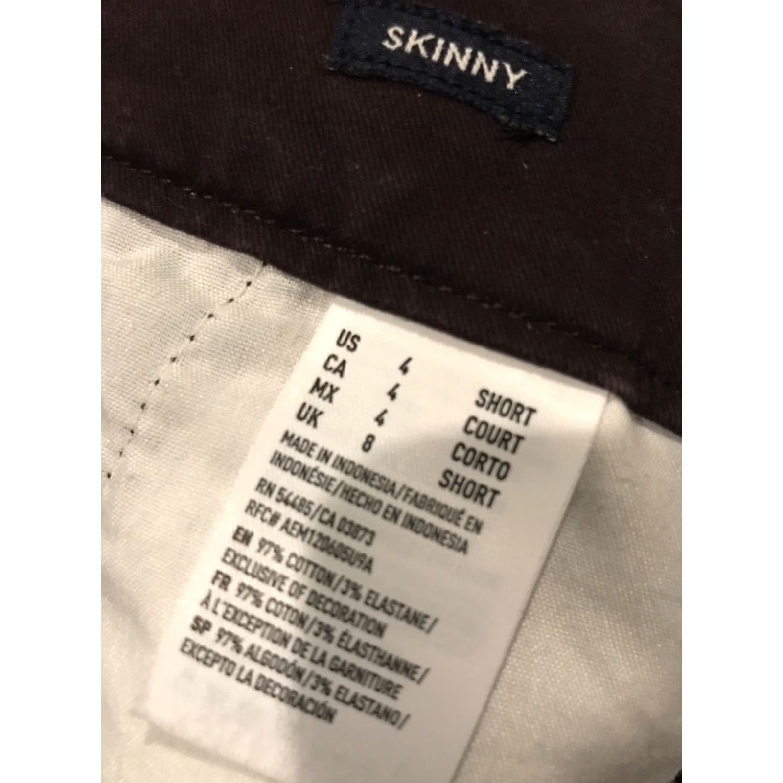 American Eagle Outfitters American Eagle Outfitters Jeans Skinny Womens Size 4 Purple Cotton Blend Stretch A18 Regular Inseam 29 Denim Size 27" / US 4 / IT 40 - 3 Thumbnail