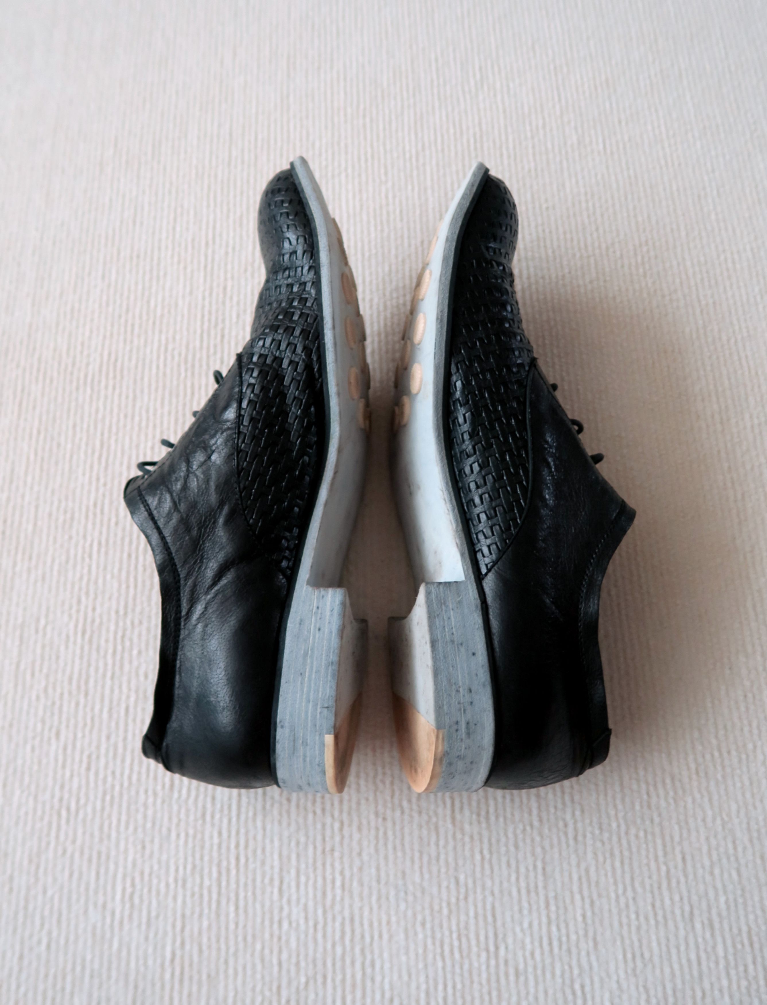 Other Collection Privee Italy Cross-Stitch Distressed Shoes Size US 11 / EU 44 - 10 Thumbnail