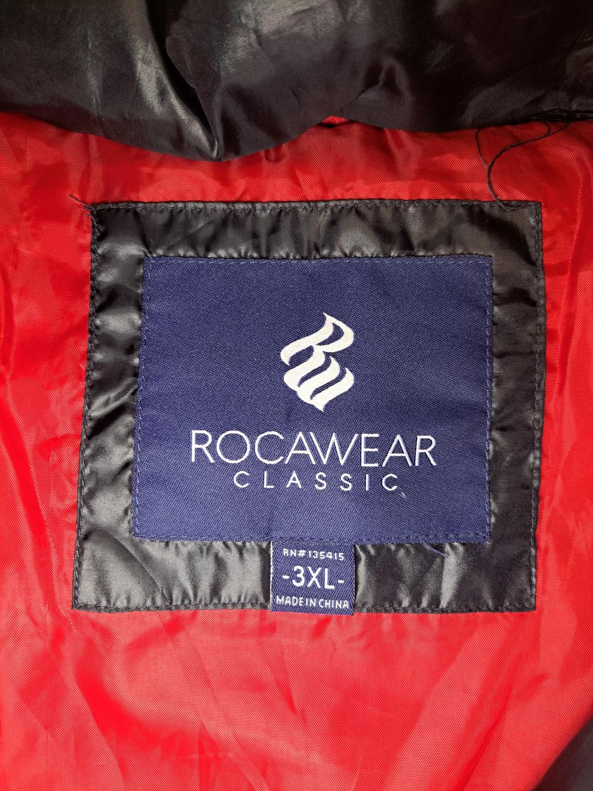 Rocawear Rocawear Puffer Jacket Mens XXXL Hoodie Full Zip Embroidery Size US XXL / EU 58 / 5 - 2 Thumbnail