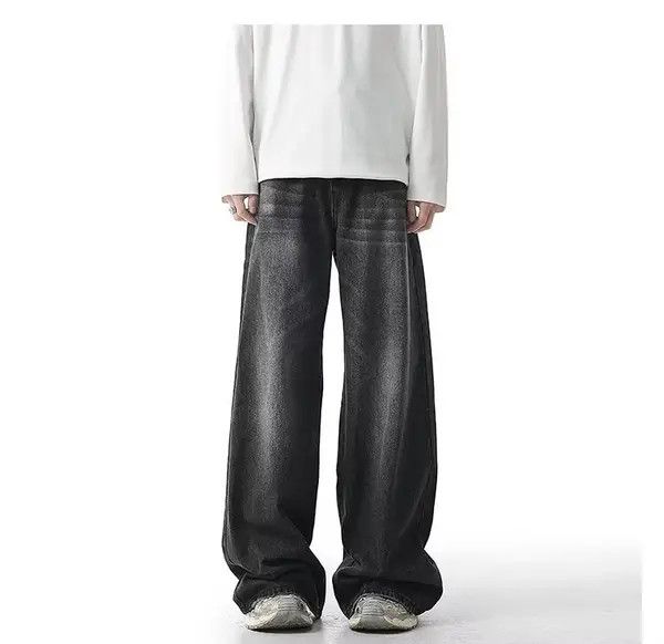 Japanese Brand Itou Men's straight washed loose street fashion jeans Size US 32 / EU 48 - 2 Thumbnail