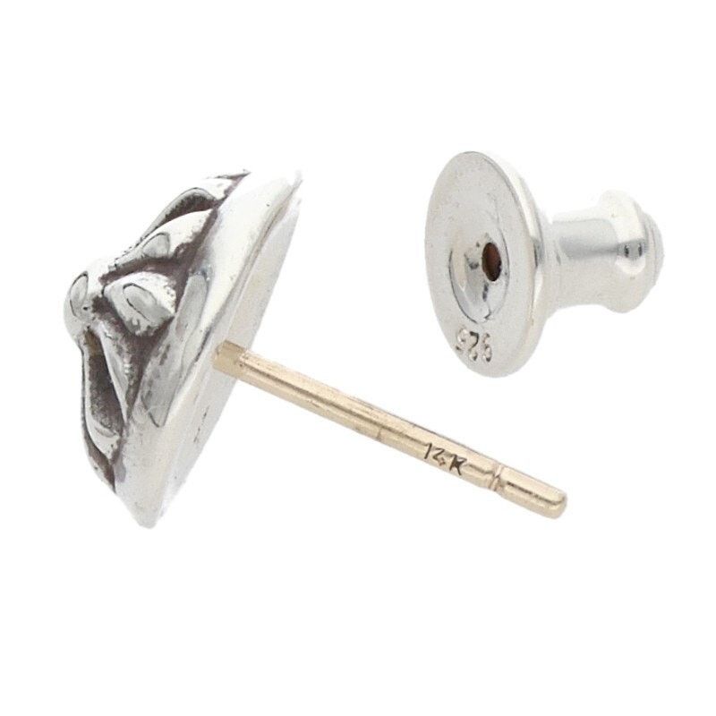 Chrome Hearts Chrome Hearts Silver Cross Ball Stud Earring Size ONE SIZE - 4 Thumbnail