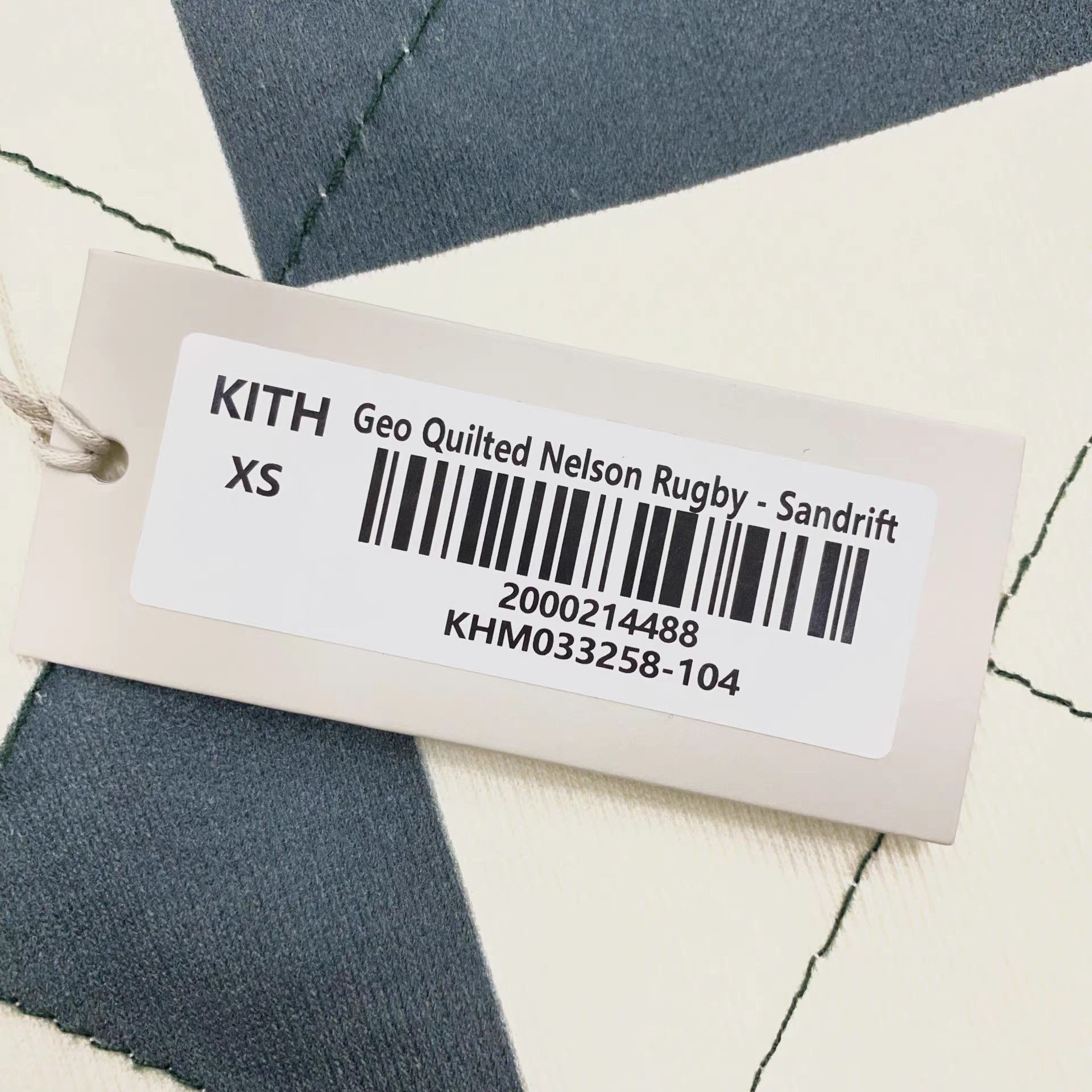 Kith KITH Geo Quilted Nelson Rugby Retro Check Long Sleeve Size US XS / EU 42 / 0 - 5 Thumbnail
