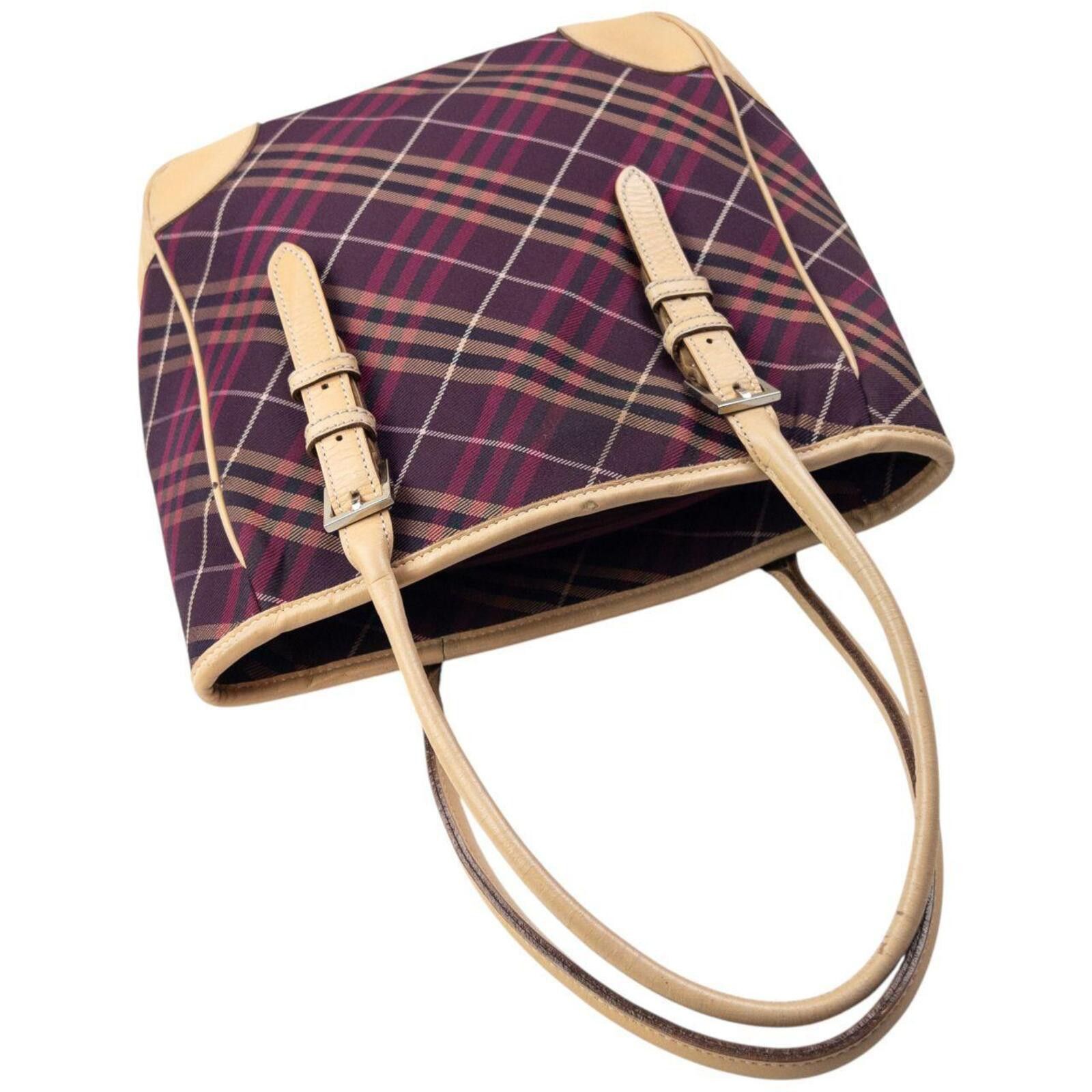 Burberry Vintage 2000s Burberry Blue Label Nova Check Shoulder Bag Size ONE SIZE - 8 Thumbnail