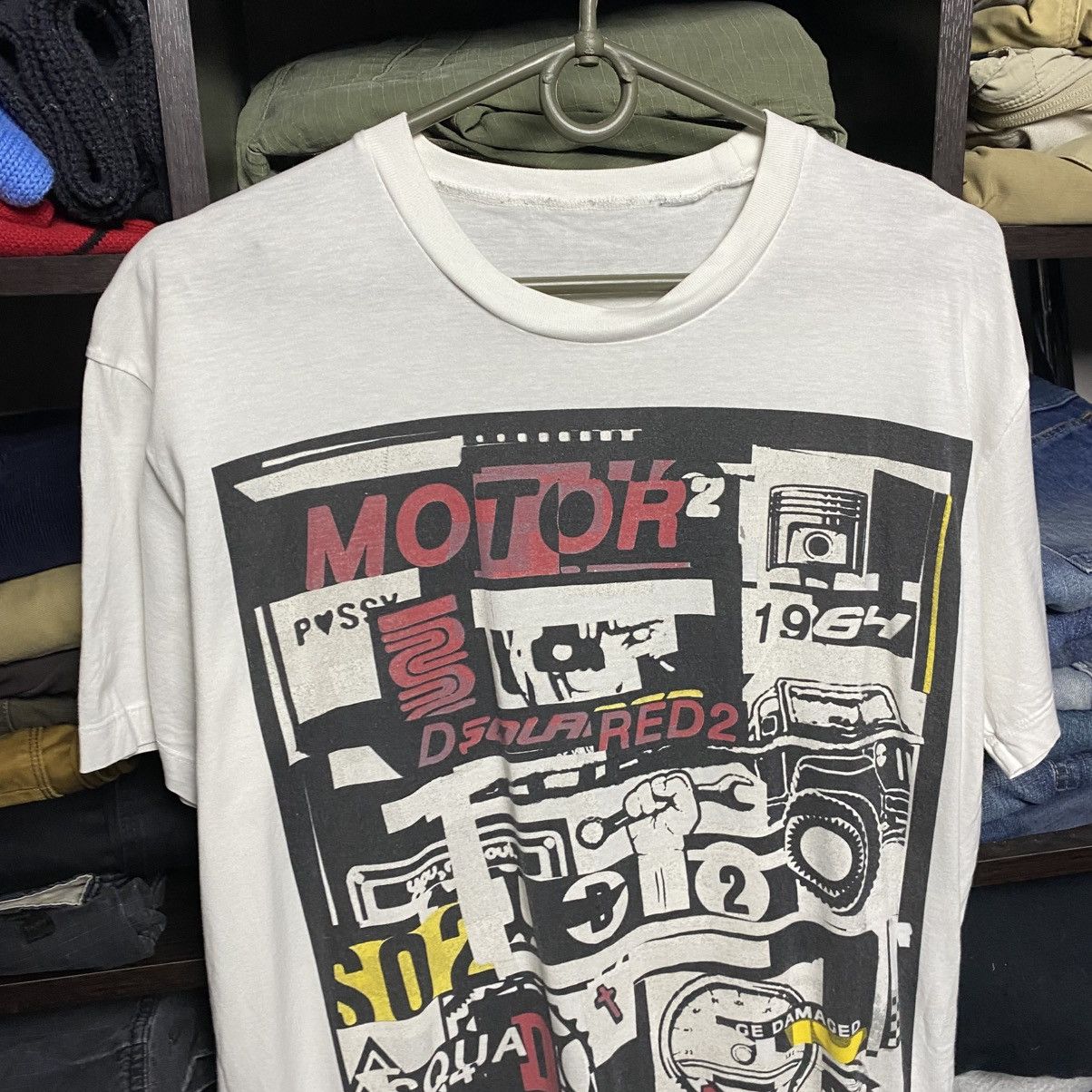 Dsquared2 Designer Dsquared2 Big Graphic Logo y2k opium tee size S Size US S / EU 44-46 / 1 - 2 Thumbnail