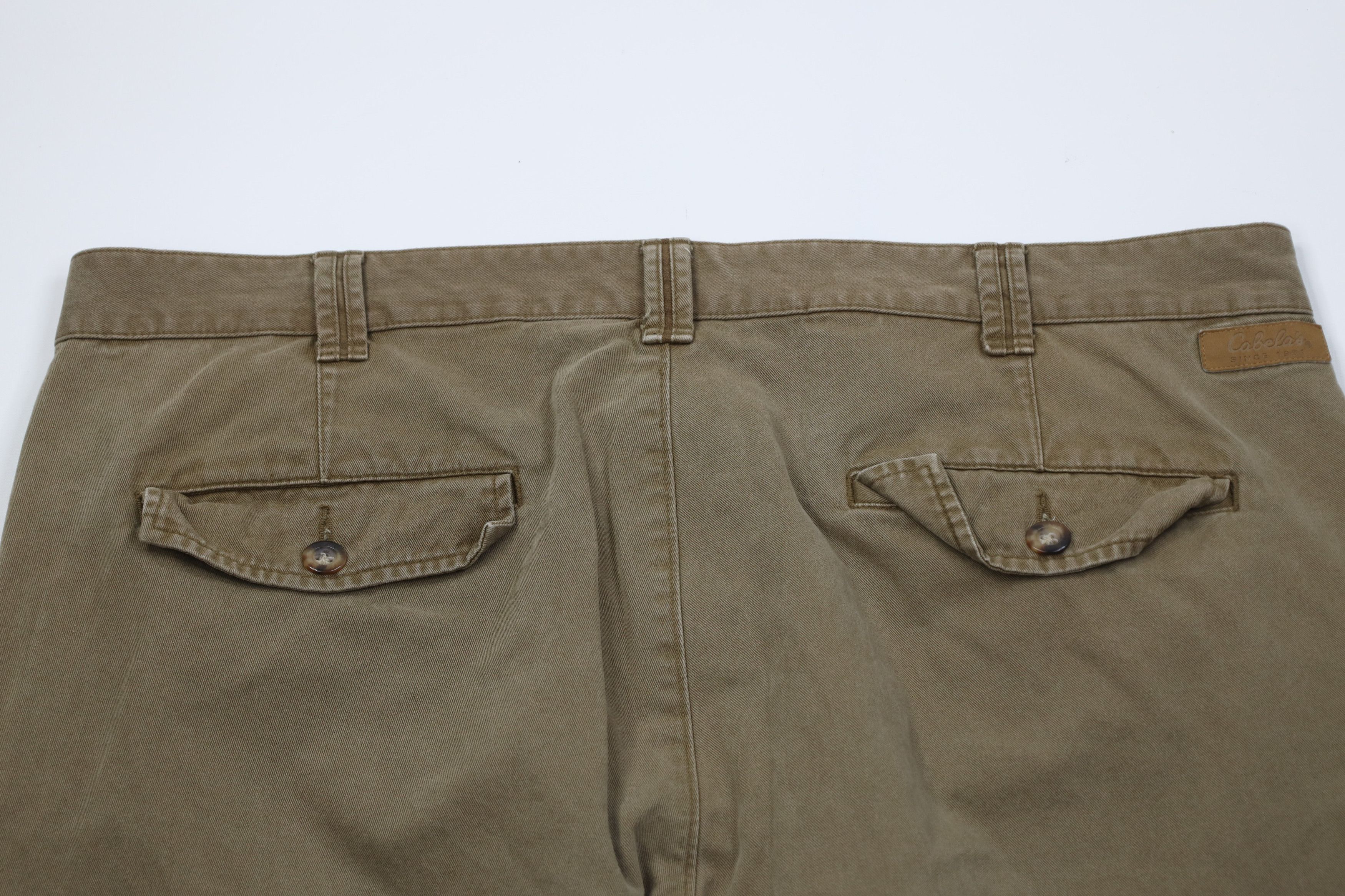 Cabelas Vintage Cabelas Relaxed Fit Wide Leg Pants Breen Cotton Size US 40 / EU 56 - 10 Thumbnail