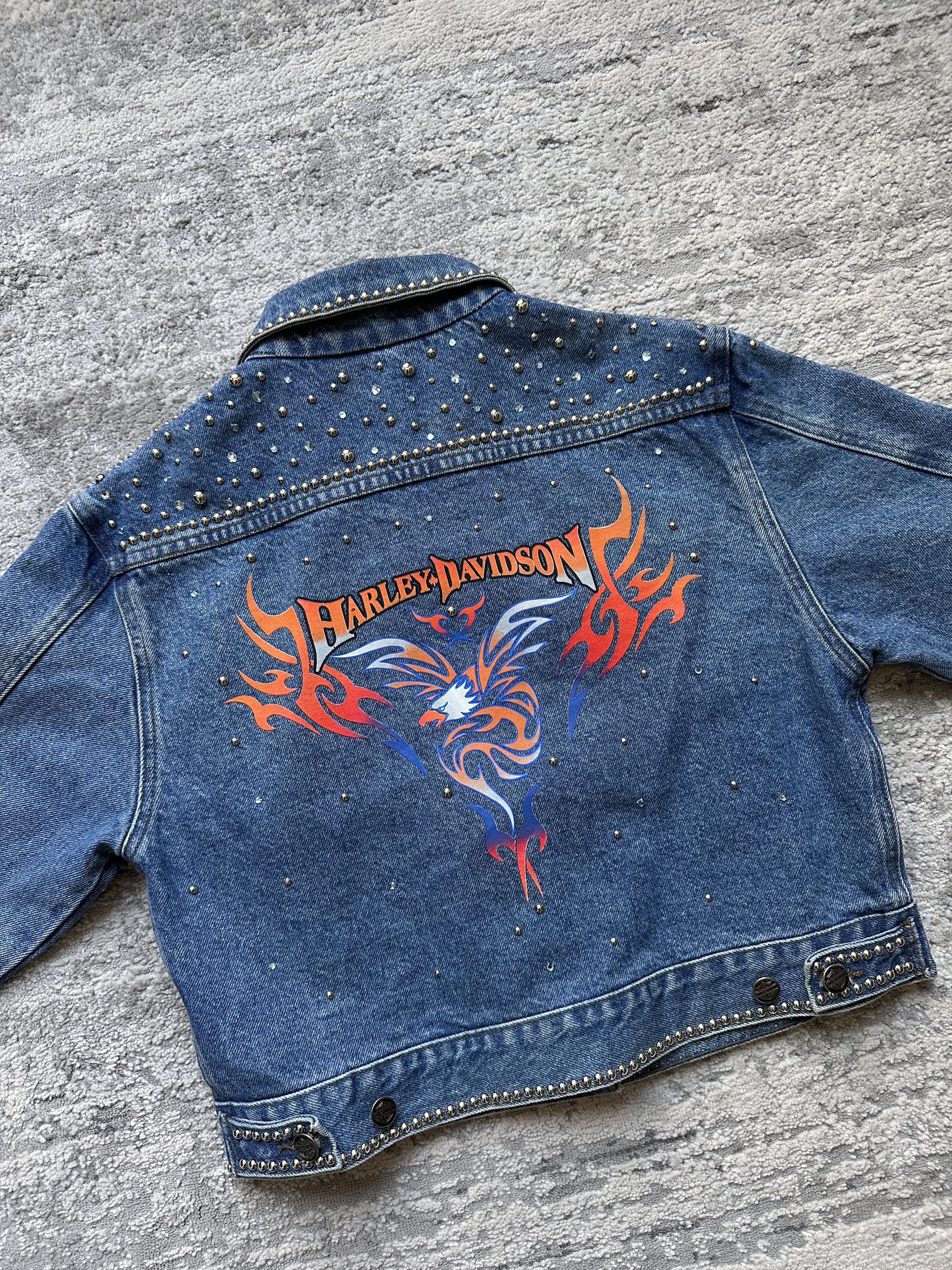 Harley Davidson Harley Davidson Jeans Jacket Size S / US 4 / IT 40 - 11 Thumbnail