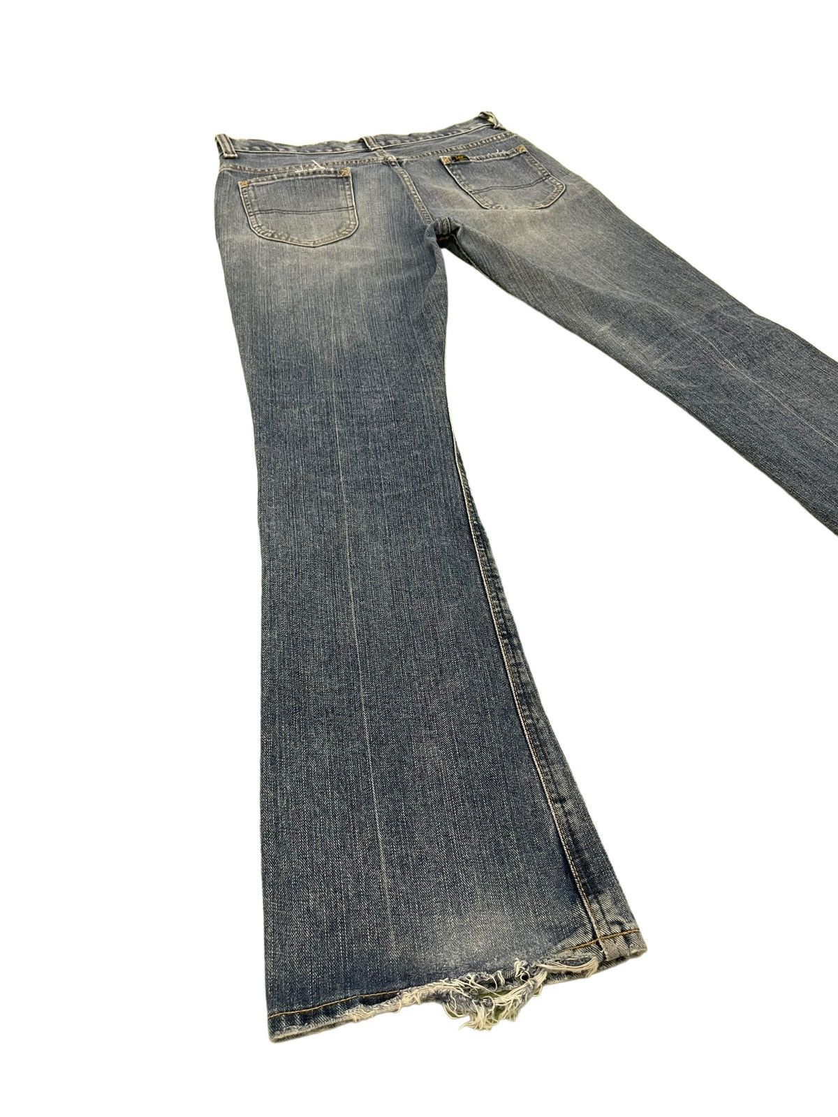 Lee Flare Jeans Lee Japan Distress Low Rise Boot Cut 8🟦6 Size US 31 - 11 Thumbnail
